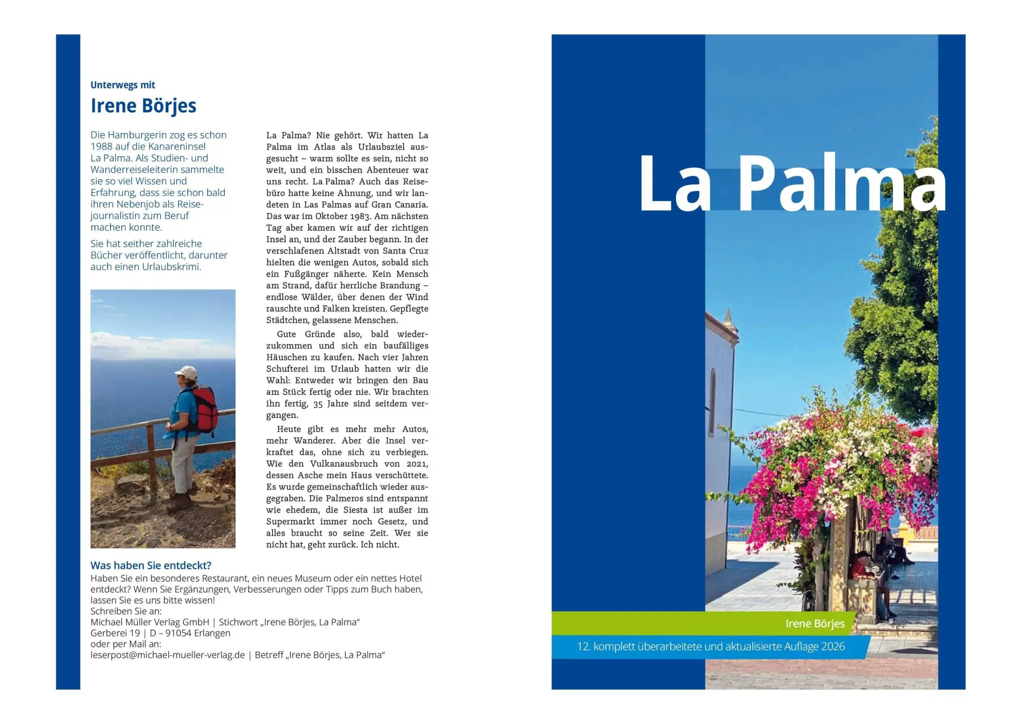 Bild: 9783966855303 | MICHAEL MÜLLER Reiseführer La Palma | Irene Börjes | Taschenbuch