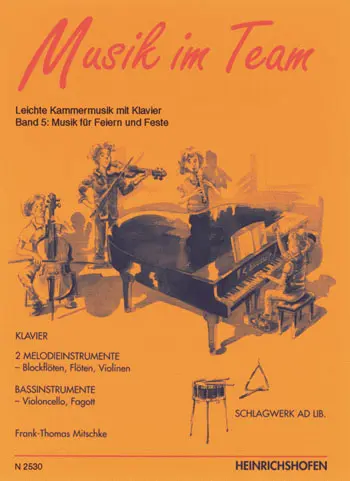 Cover: 9790204425303 | Musik im Team Band 5: Leichte Kammermusik für Klavier, 2...