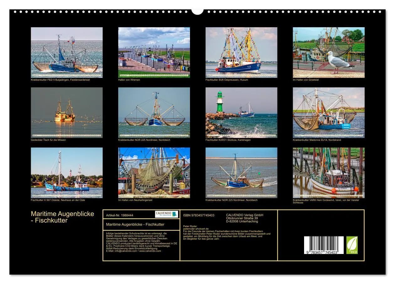 Bild: 9783457745403 | Maritime Augenblicke - Fischkutter (hochwertiger Premium...