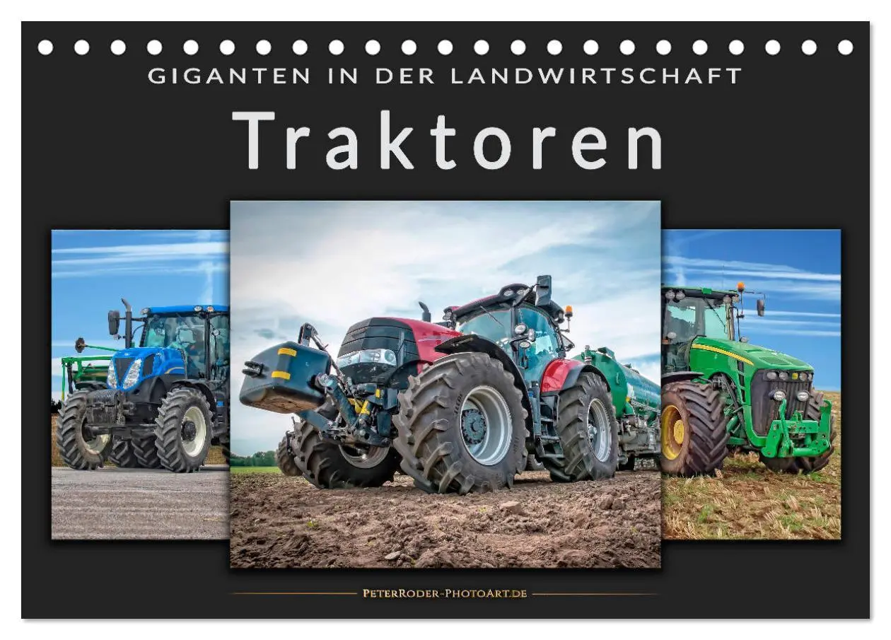Cover: 9783457815403 | Traktoren - Giganten in der Landwirtschaft (Tischkalender 2026 DIN...