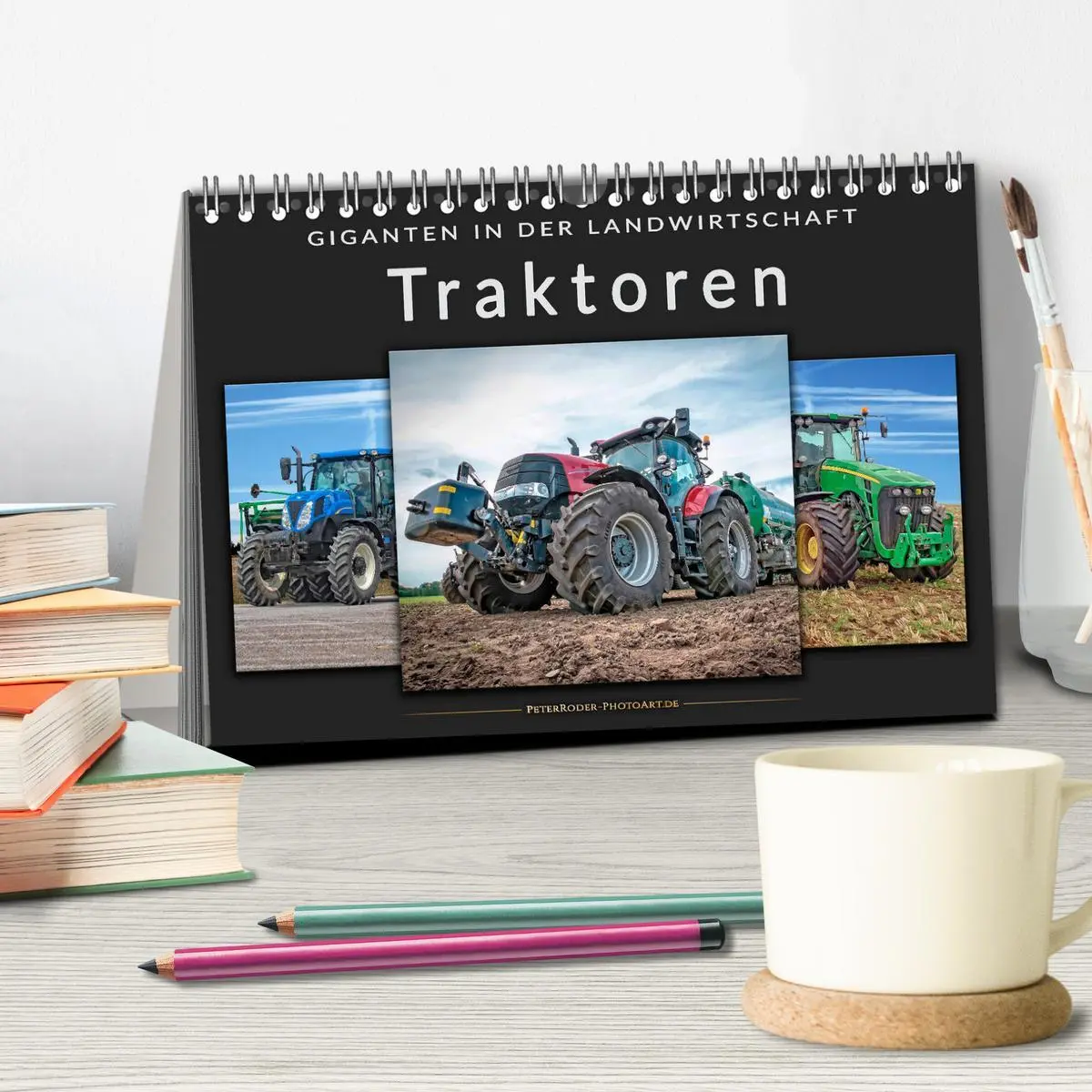 Bild: 9783457815403 | Traktoren - Giganten in der Landwirtschaft (Tischkalender 2026 DIN...