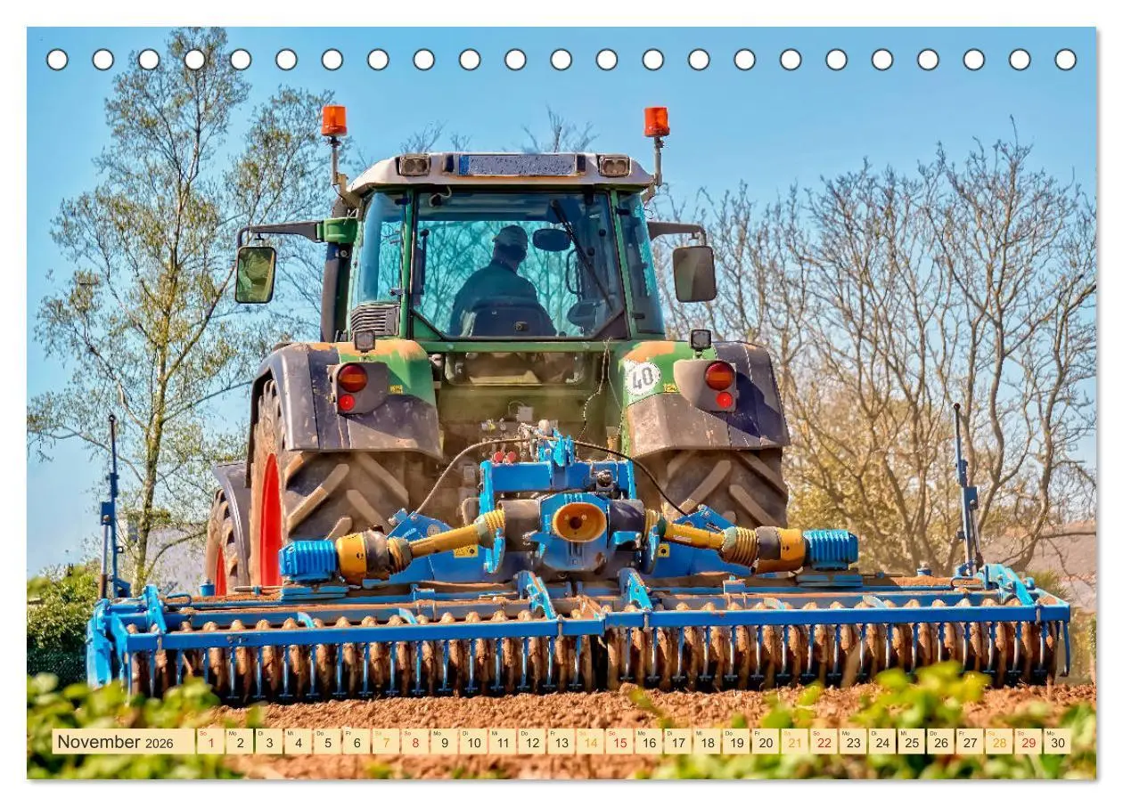 Bild: 9783457815403 | Traktoren - Giganten in der Landwirtschaft (Tischkalender 2026 DIN...
