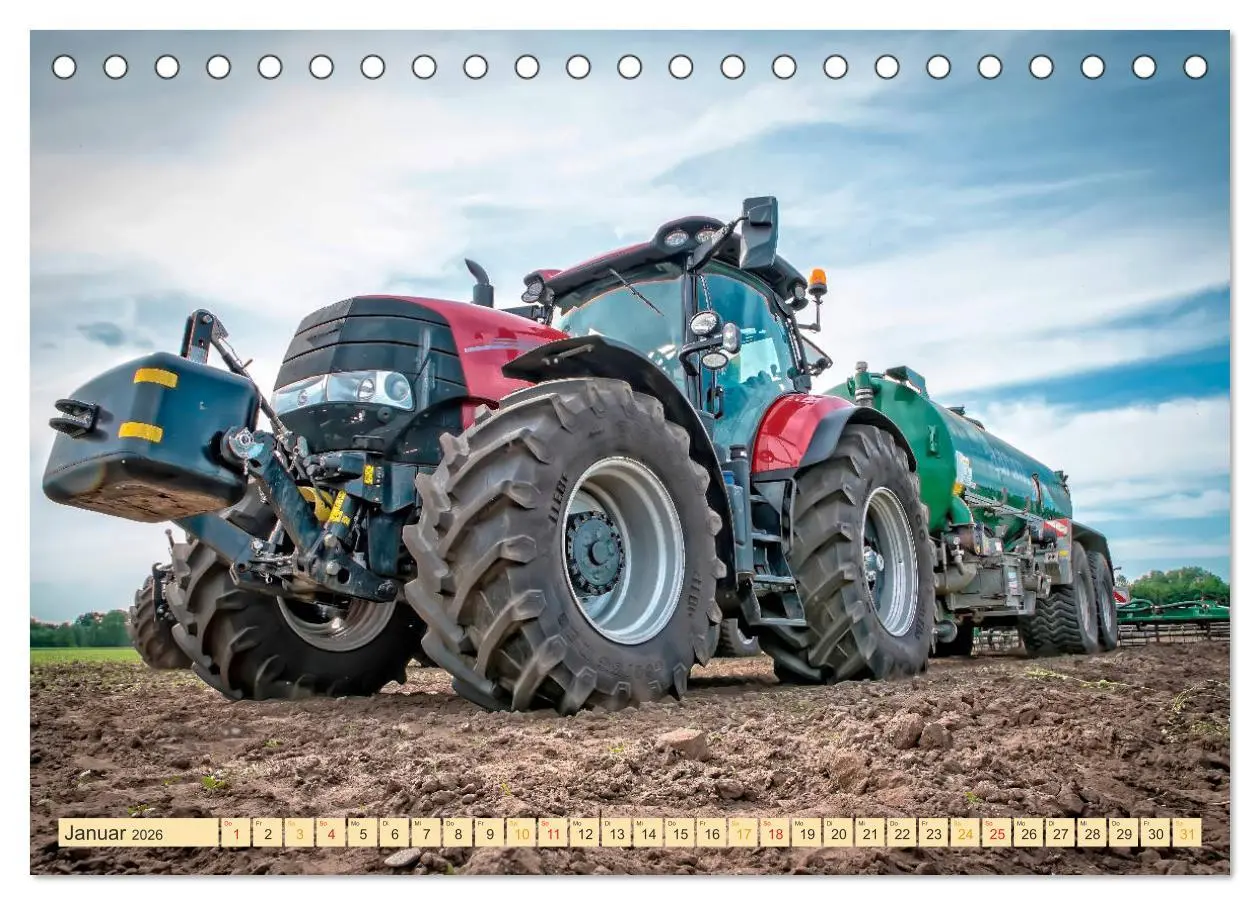 Bild: 9783457815403 | Traktoren - Giganten in der Landwirtschaft (Tischkalender 2026 DIN...