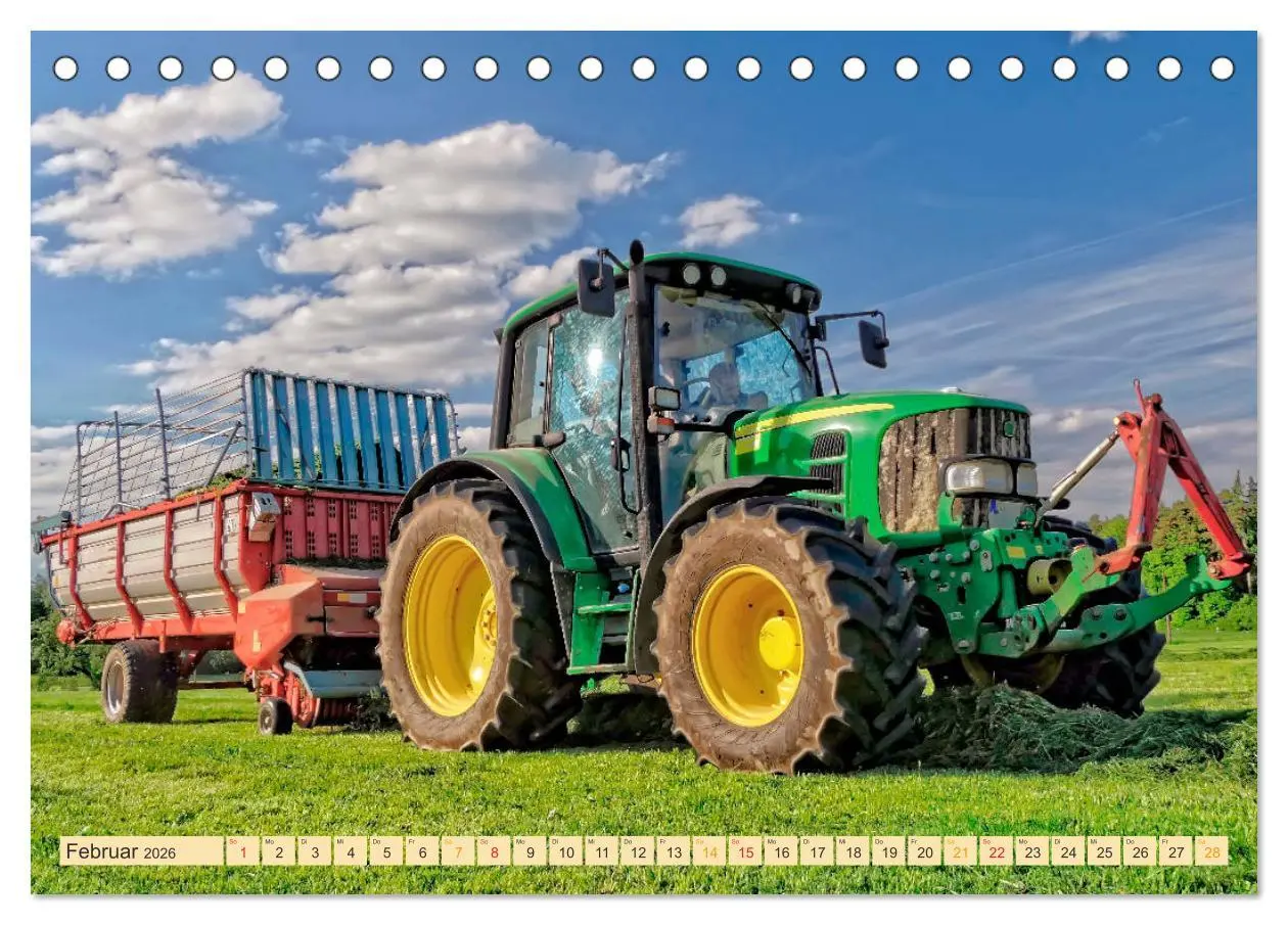 Bild: 9783457815403 | Traktoren - Giganten in der Landwirtschaft (Tischkalender 2026 DIN...