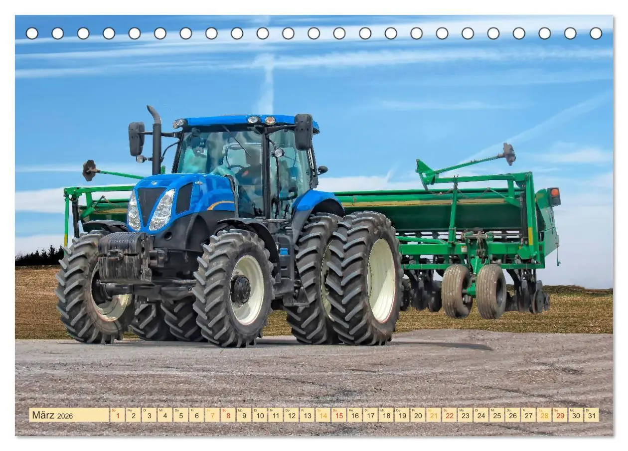 Bild: 9783457815403 | Traktoren - Giganten in der Landwirtschaft (Tischkalender 2026 DIN...
