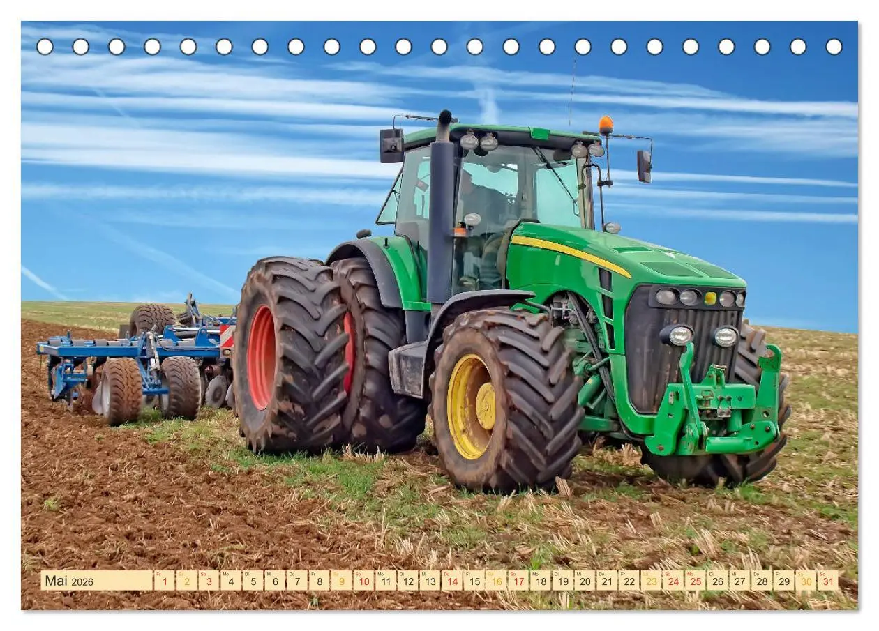 Bild: 9783457815403 | Traktoren - Giganten in der Landwirtschaft (Tischkalender 2026 DIN...