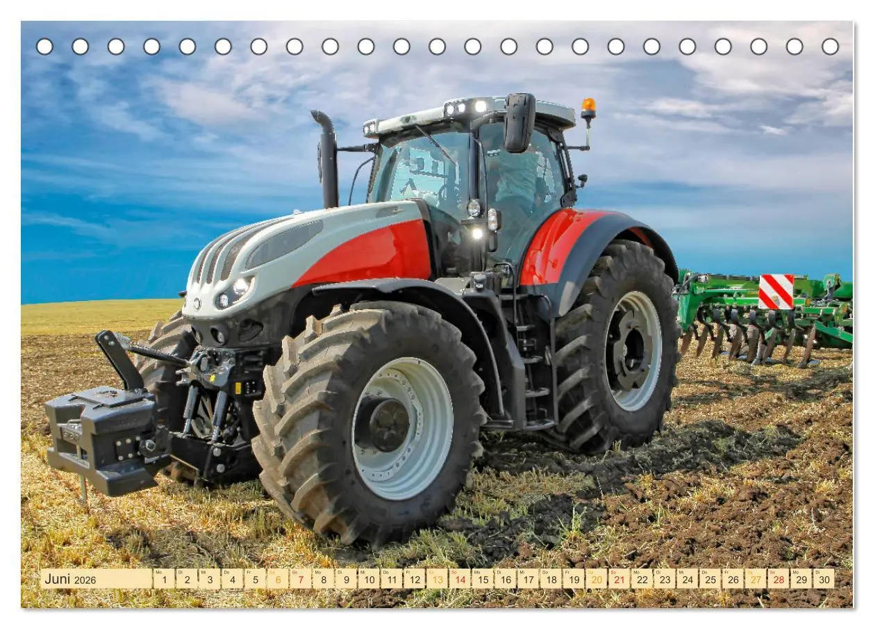 Bild: 9783457815403 | Traktoren - Giganten in der Landwirtschaft (Tischkalender 2026 DIN...