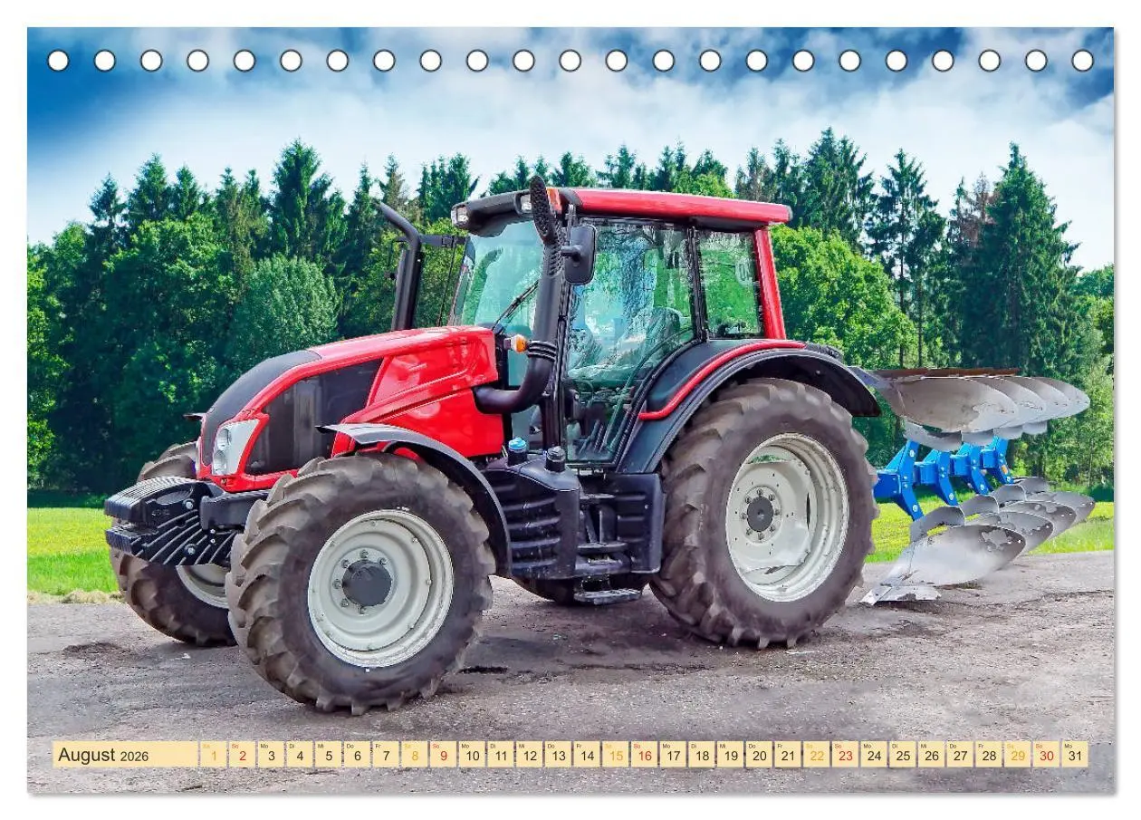 Bild: 9783457815403 | Traktoren - Giganten in der Landwirtschaft (Tischkalender 2026 DIN...