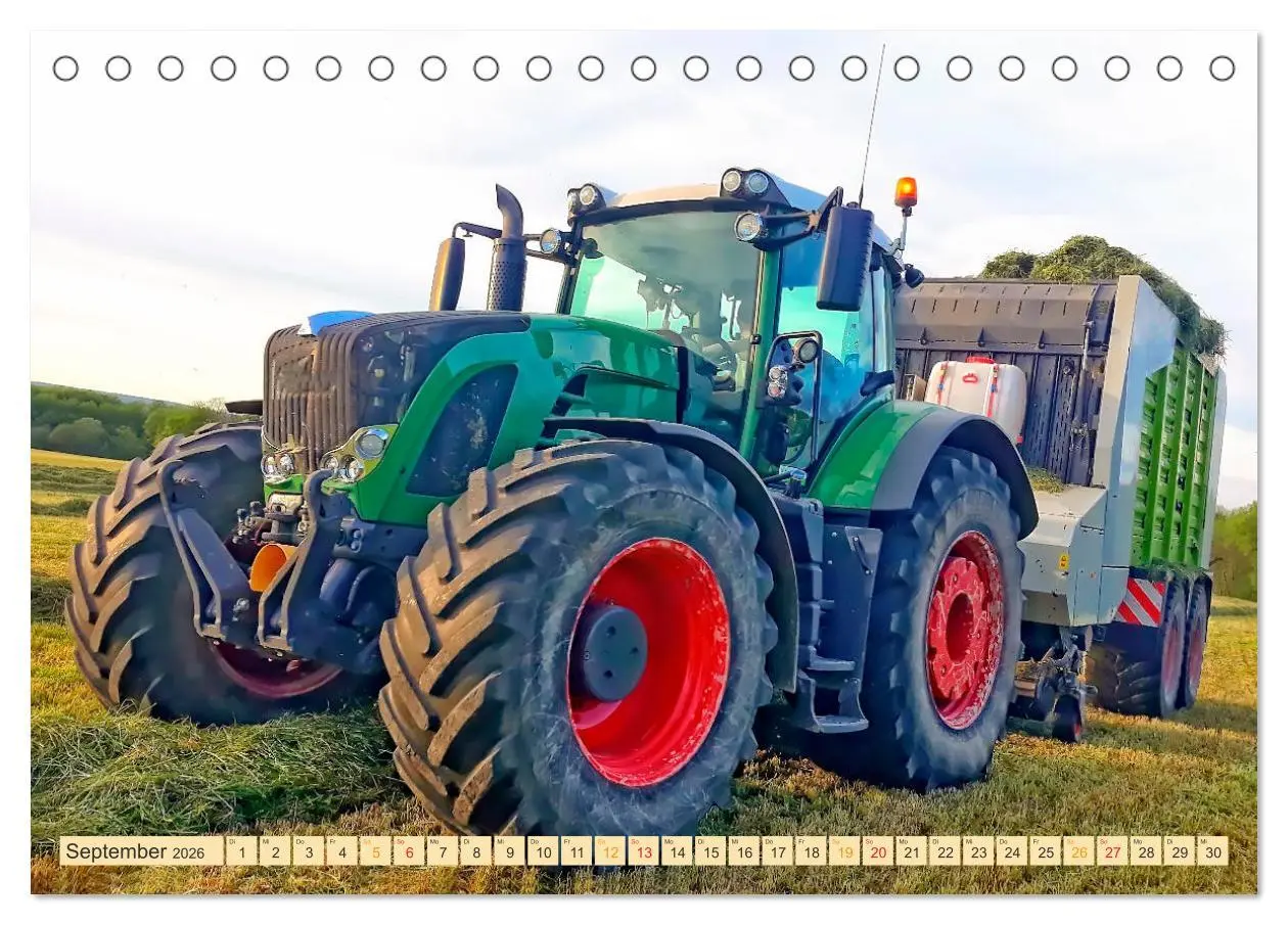 Bild: 9783457815403 | Traktoren - Giganten in der Landwirtschaft (Tischkalender 2026 DIN...
