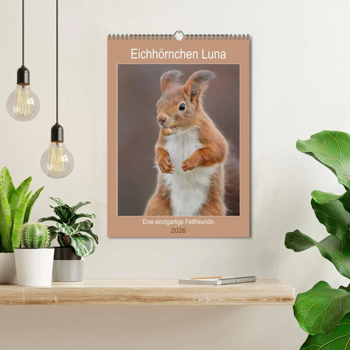 Bild: 9783516385403 | Eichhörnchen Luna (Wandkalender 2026 DIN A3 hoch), CALVENDO...