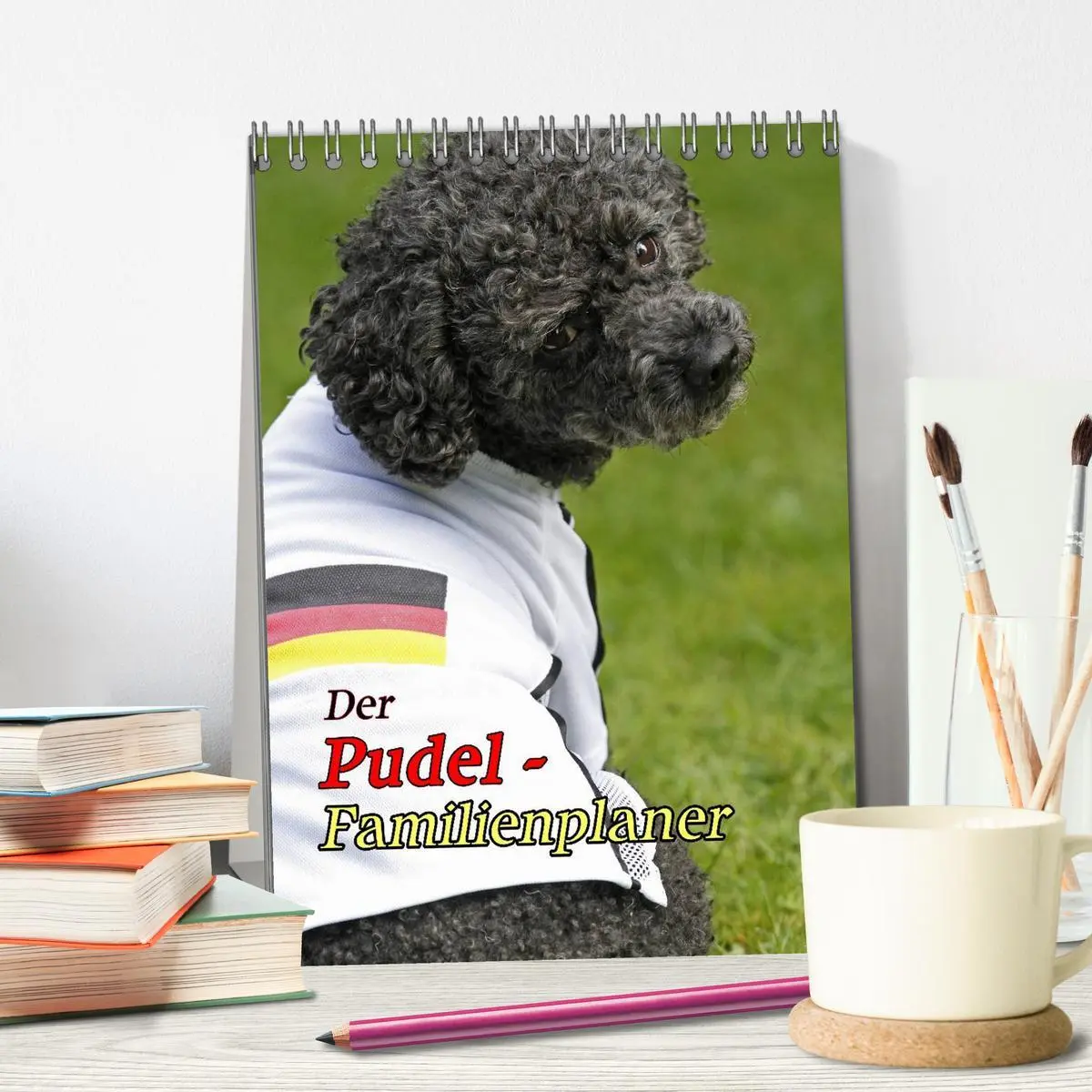 Bild: 9783516455403 | Der Pudel-Familienplaner (Tischkalender 2026 DIN A5 hoch), CALVENDO...