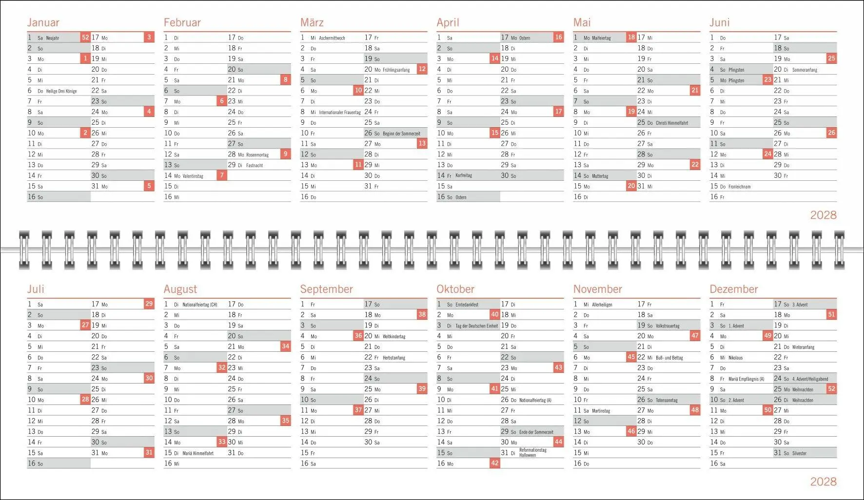Bild: 9783756415403 | sheepworld Wochenquerplaner 2027 | Heye | Kalender | Spiralbindung