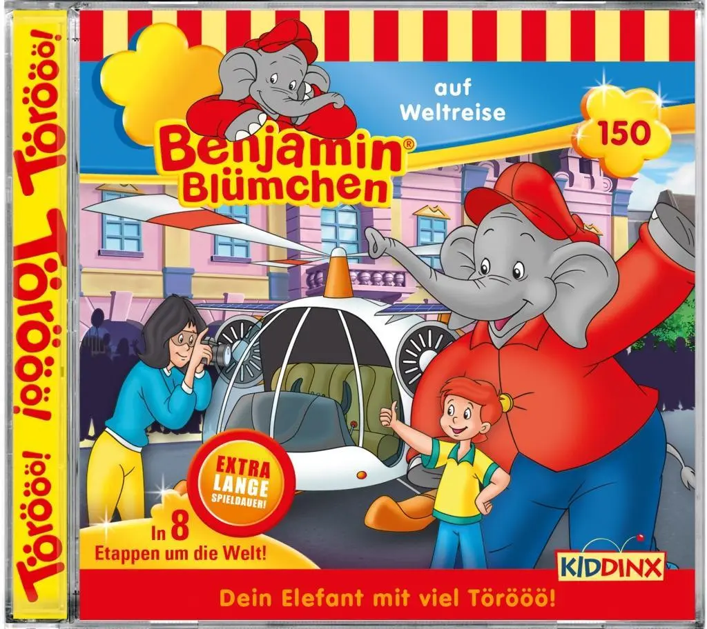 Cover: 4001504255503 | Folge 150: Auf Weltreise | Benjamin Blümchen | Audio-CD | Deutsch