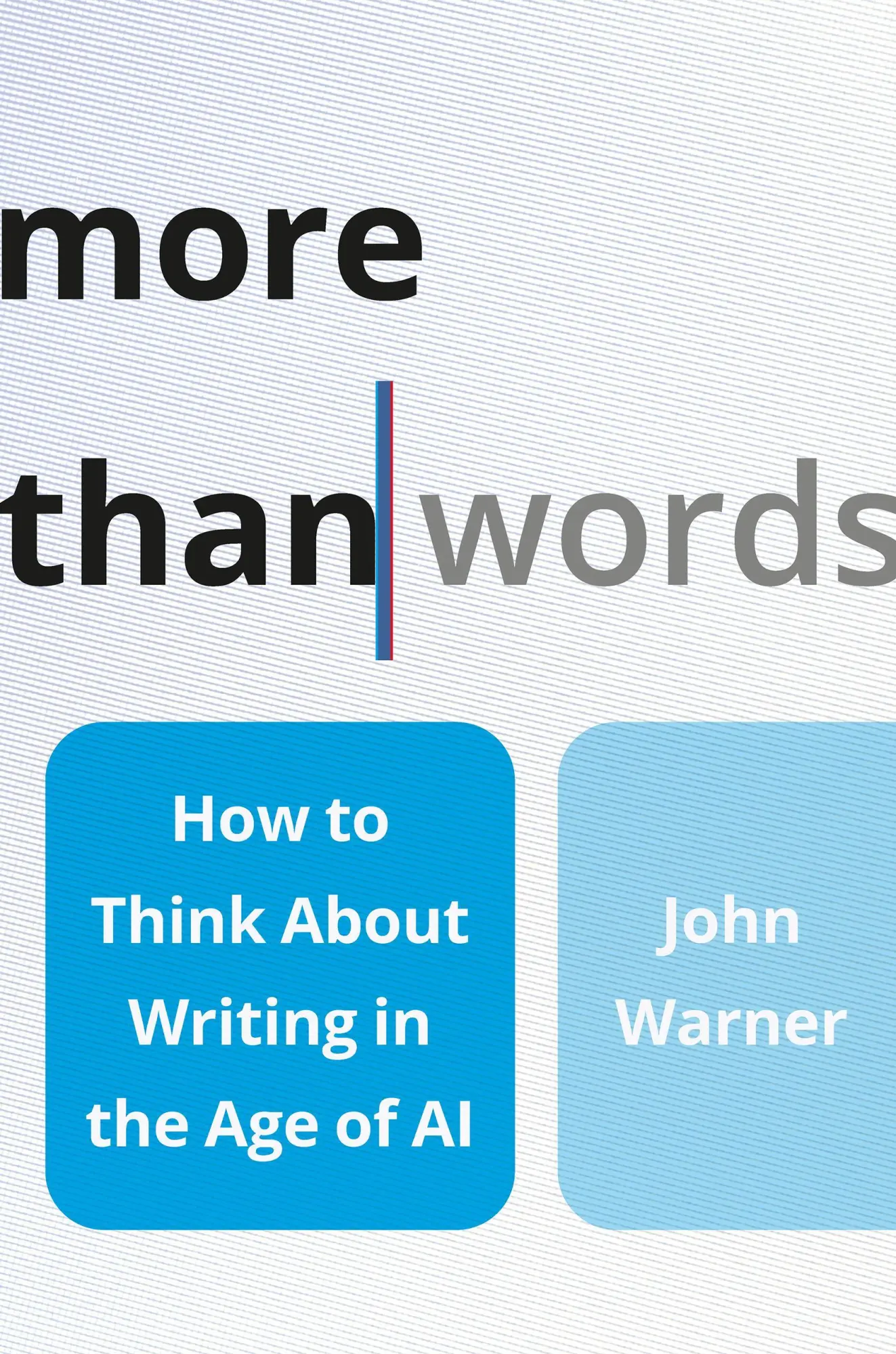Cover: 9781541605503 | More Than Words | How to Think about Writing in the Age of AI | Warner