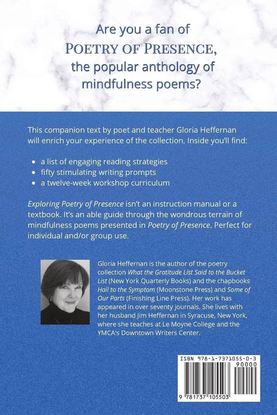 Rückseite: 9781737105503 | Exploring Poetry of Presence | Gloria Heffernan | Taschenbuch | 2021