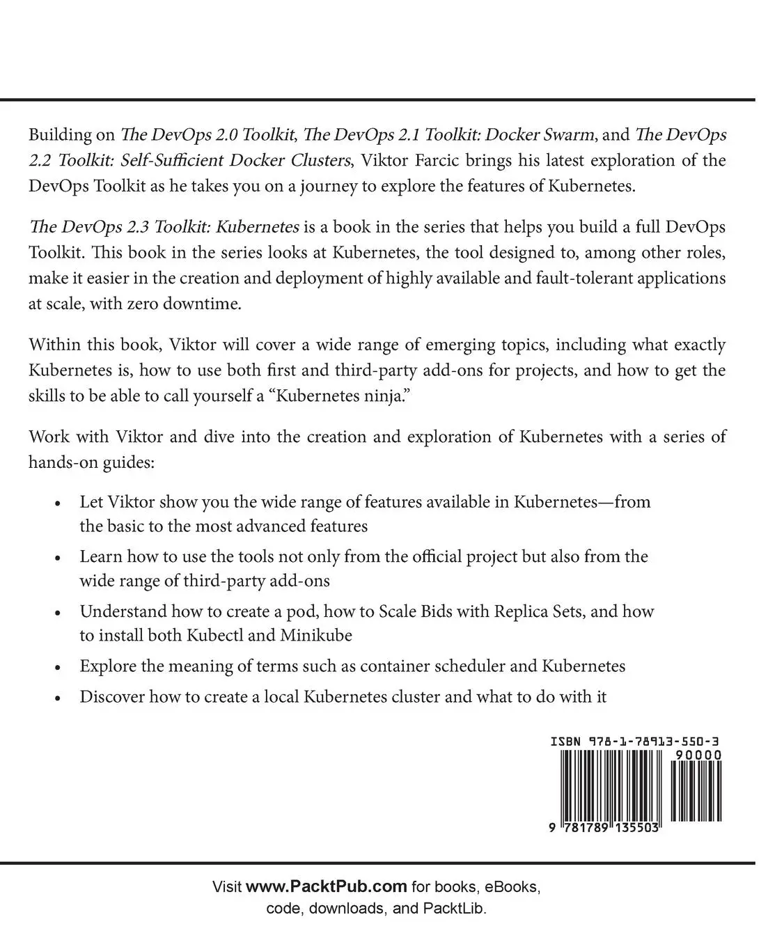 Rückseite: 9781789135503 | The DevOps 2.3 Toolkit | Viktor Farcic | Taschenbuch | Englisch | 2018