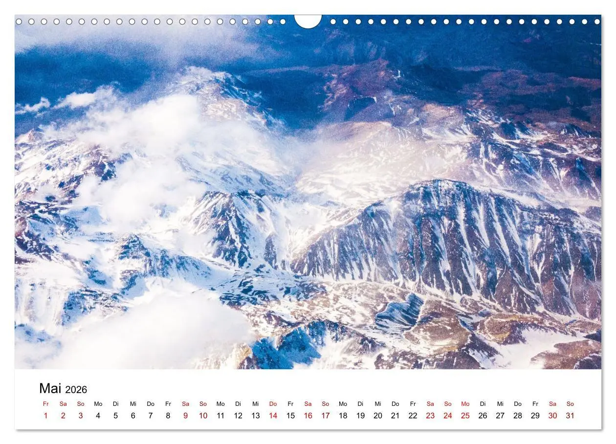 Bild: 9783457805503 | Über den Wolken - Spektakuläre Luftaufnahmen (Wandkalender 2026 DIN...