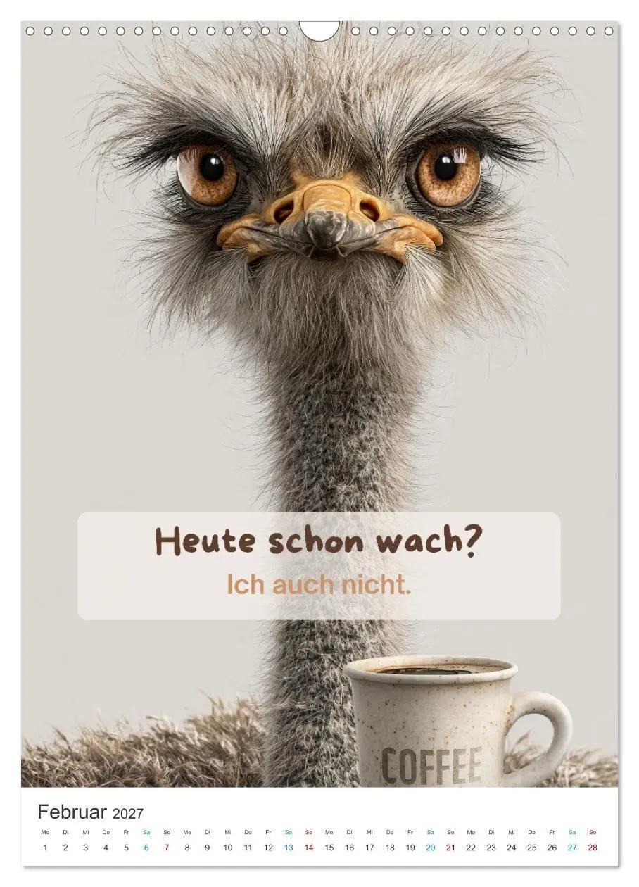 Bild: 9783594285503 | Lust auf Kaffee Spaß (Wandkalender 2027 DIN A3 hoch), CALVENDO...