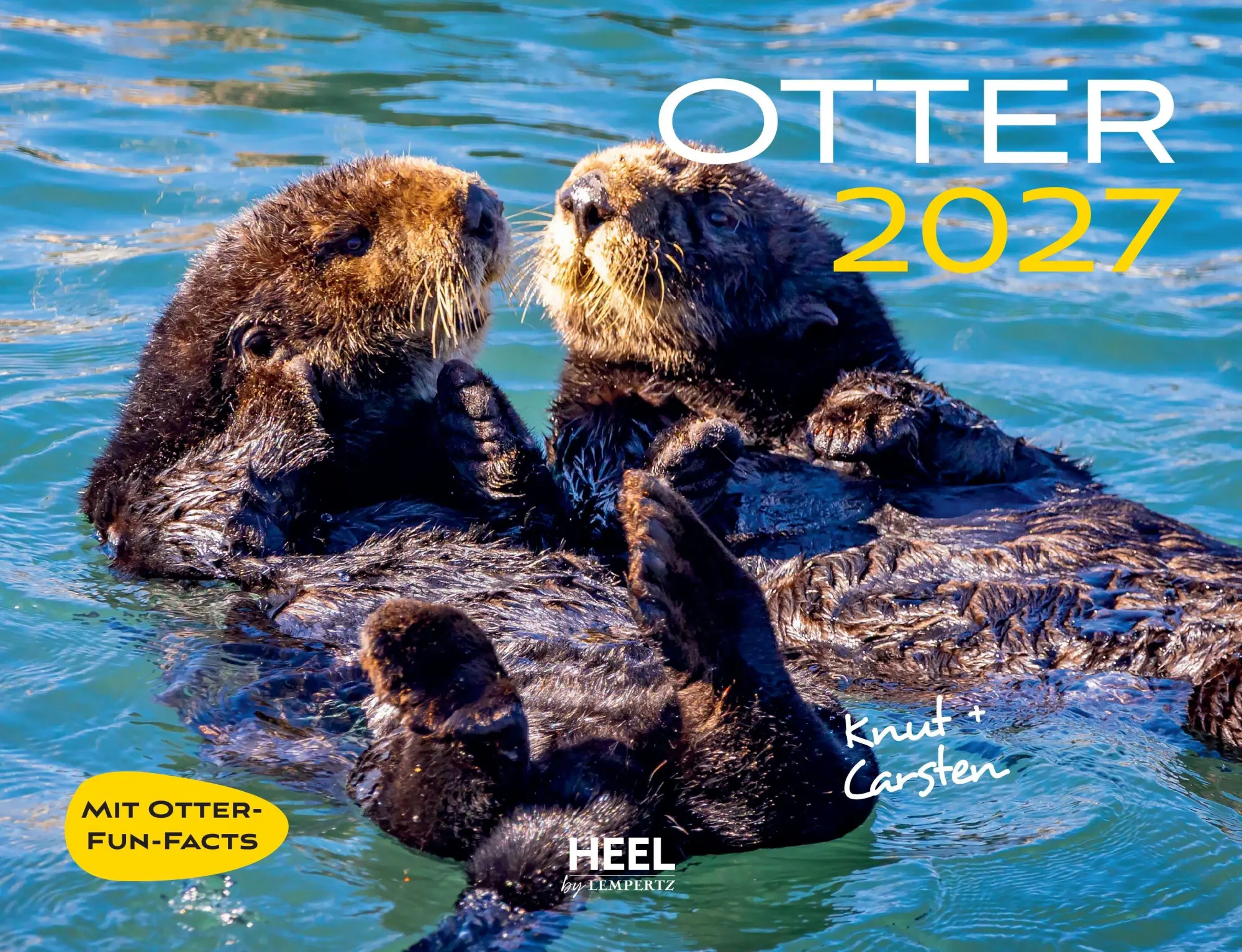 Cover: 9783960585503 | Otter Kalender 2027 Wandkalender Eintragkalender | Kalender | 14 S.