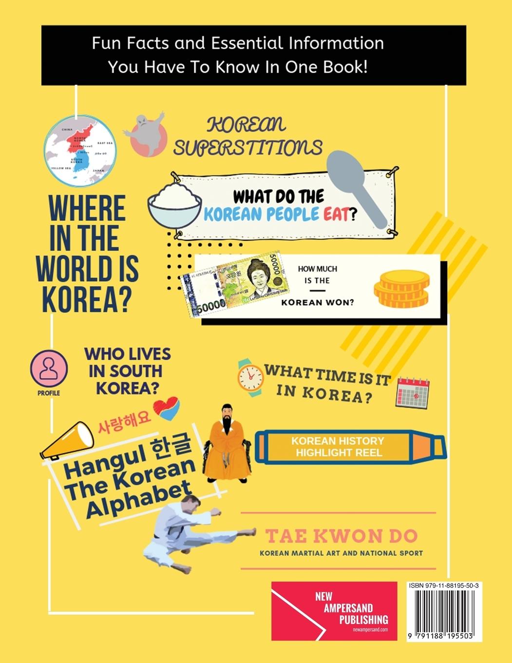 Rückseite: 9791188195503 | KOREA AT A GLANCE (FULL COLOR) | Fandom Media | Taschenbuch | Englisch