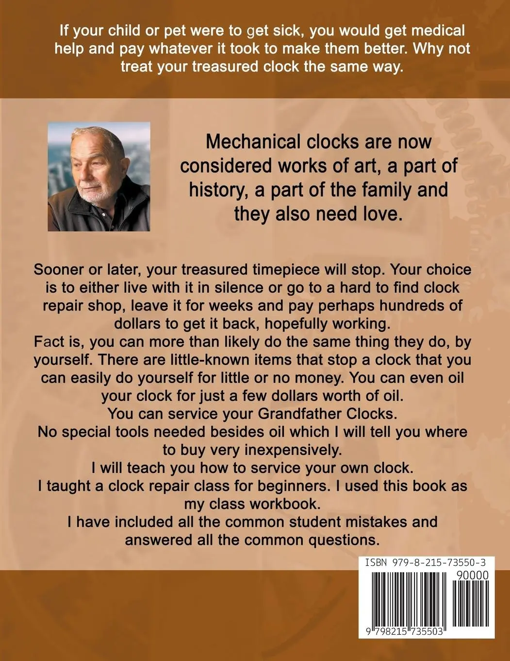 Rückseite: 9798215735503 | The Grandfather Clock Owner?s Repair Manual, Step by Step No Prior...