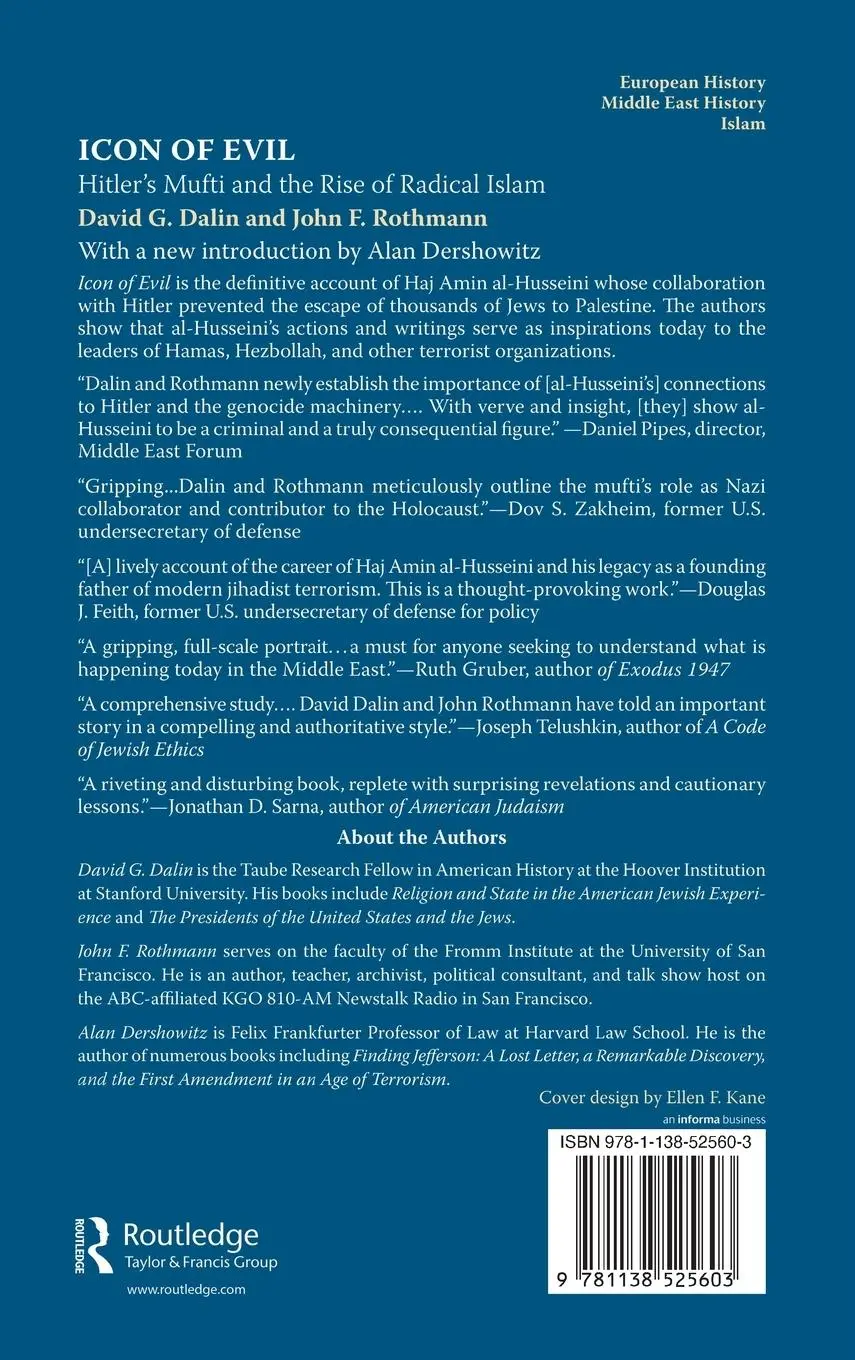Rückseite: 9781138525603 | Icon of Evil | Hitler's Mufti and the Rise of Radical Islam | Dalin