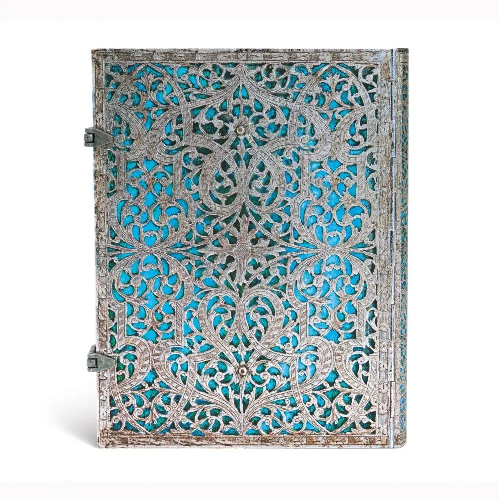 Bild: 9781439725603 | Notizbuch Maya Blau Ultra Liniert | Hardcover mit Schließe | Buch