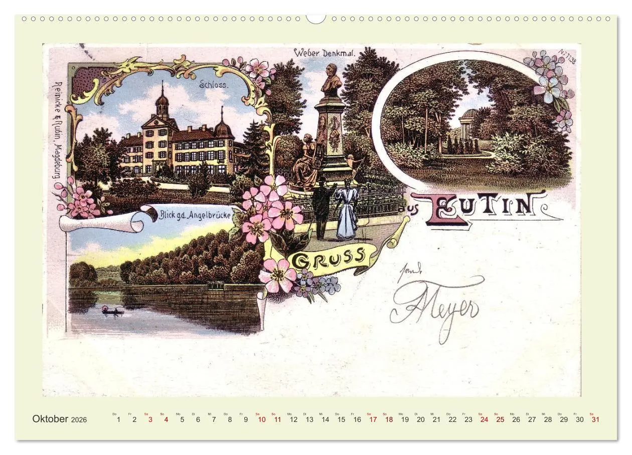 Bild: 9783457275603 | Gruß aus Eutin (Wandkalender 2026 DIN A2 quer), CALVENDO...