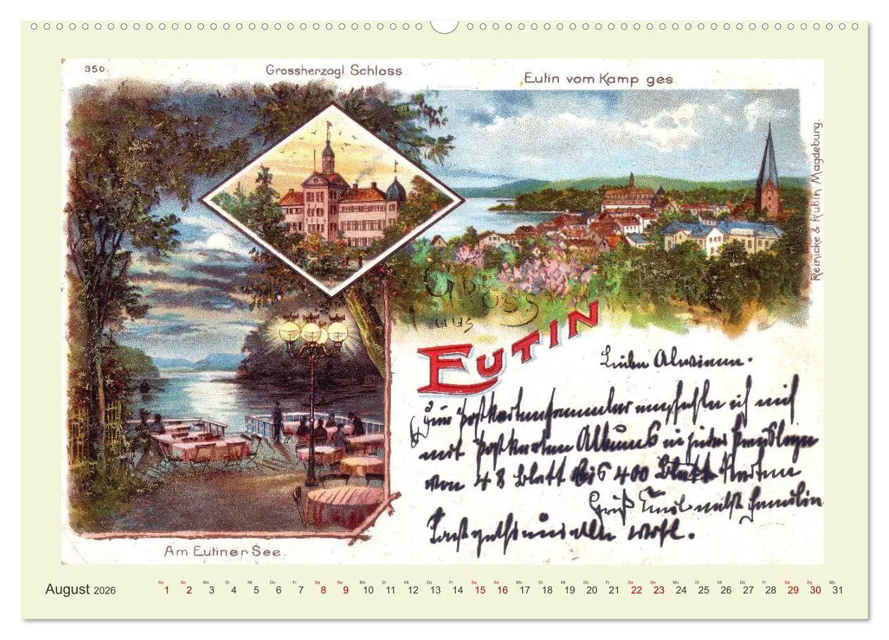 Bild: 9783457275603 | Gruß aus Eutin (Wandkalender 2026 DIN A2 quer), CALVENDO...