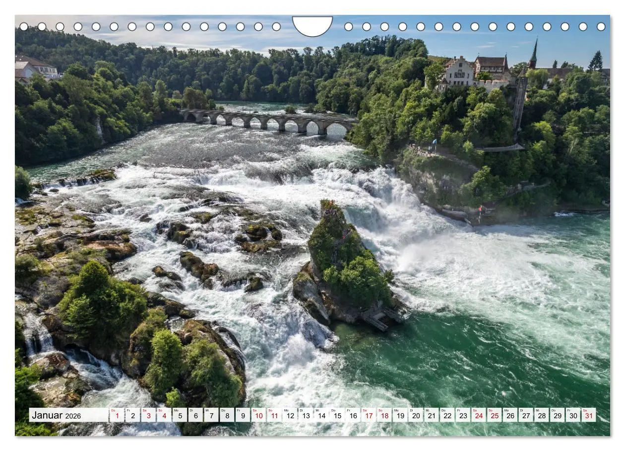 Bild: 9783457345603 | Der Rhein (Wandkalender 2026 DIN A4 quer), CALVENDO Monatskalender