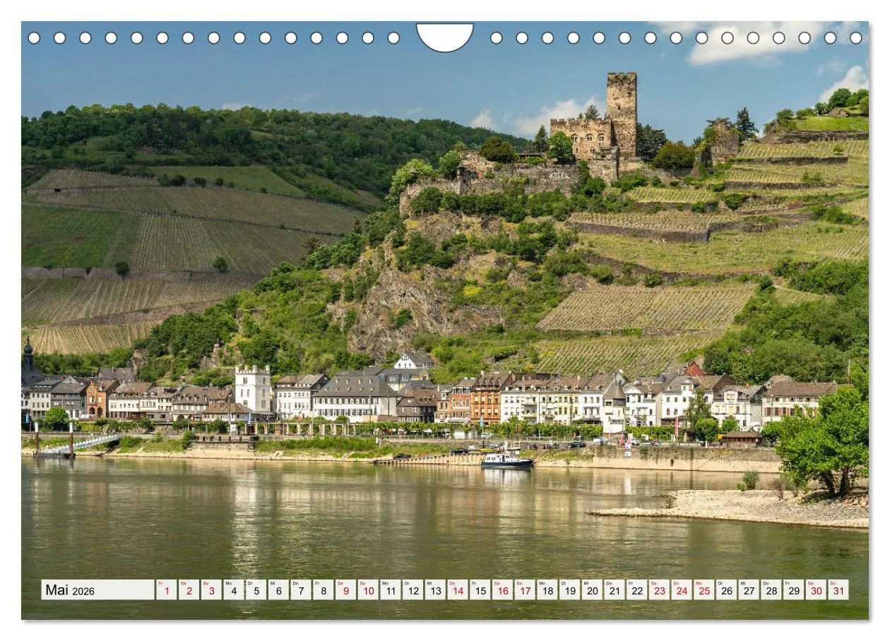 Bild: 9783457345603 | Der Rhein (Wandkalender 2026 DIN A4 quer), CALVENDO Monatskalender