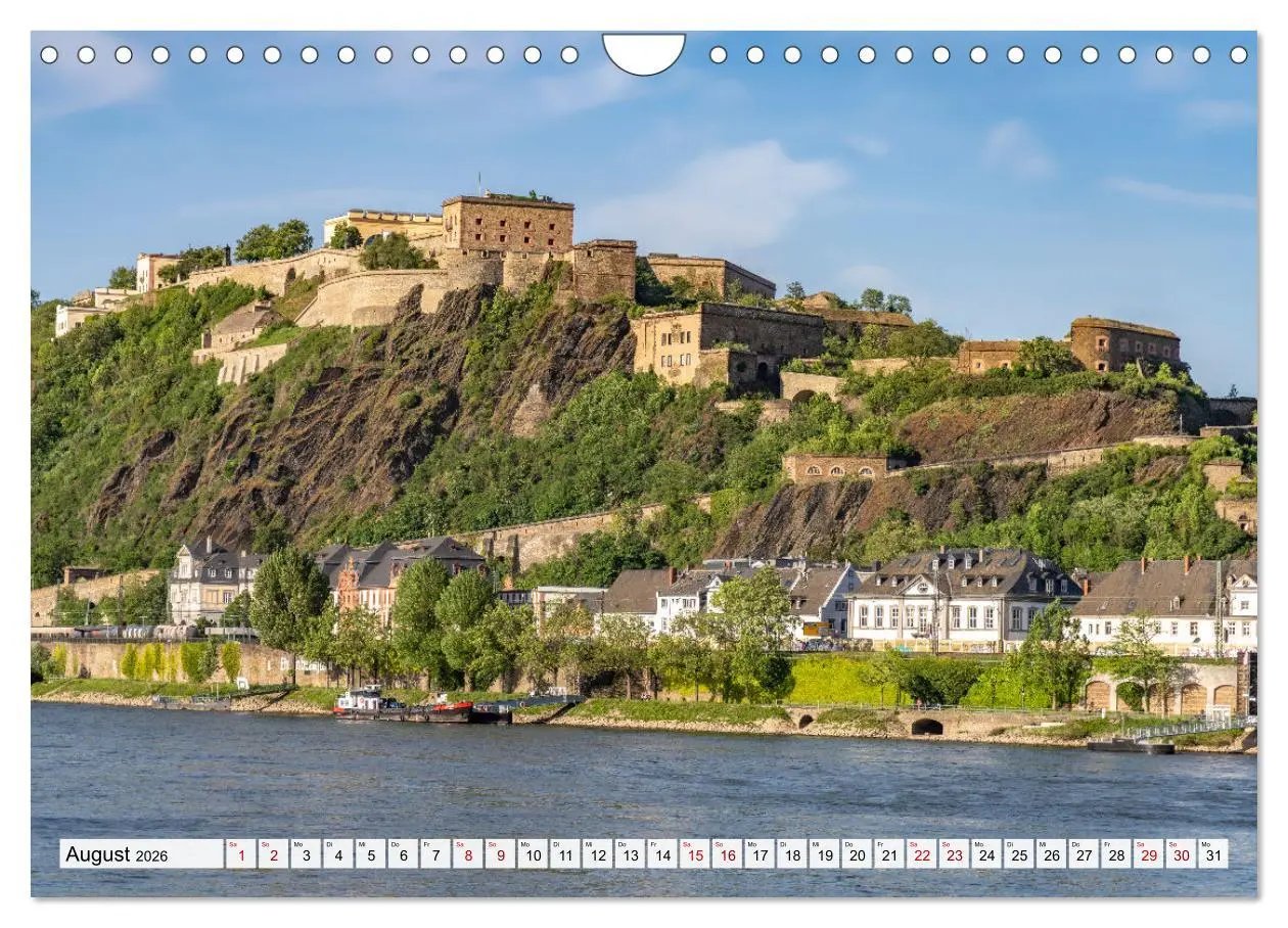 Bild: 9783457345603 | Der Rhein (Wandkalender 2026 DIN A4 quer), CALVENDO Monatskalender