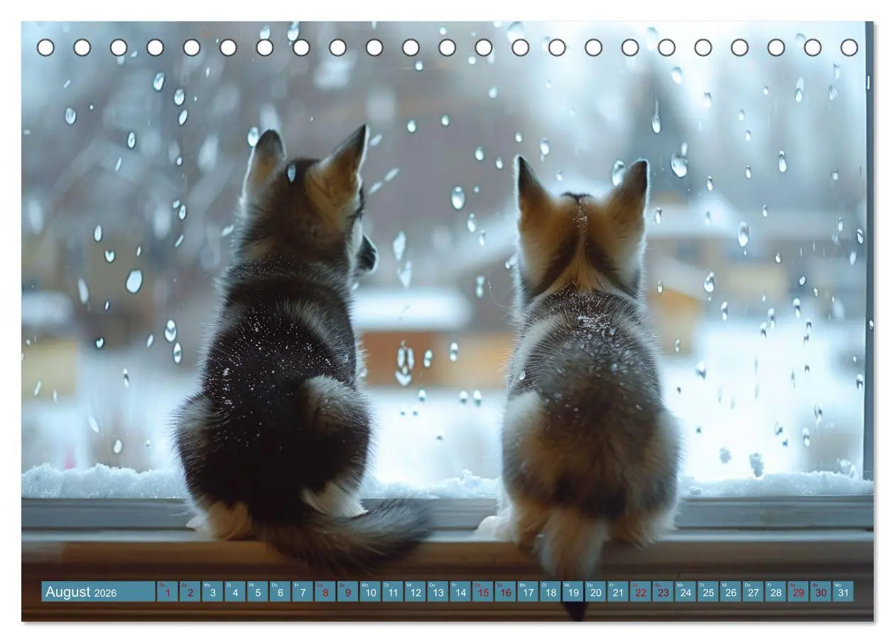 Bild: 9783457415603 | Schlittenhund Träume (Tischkalender 2026 DIN A5 quer), CALVENDO...