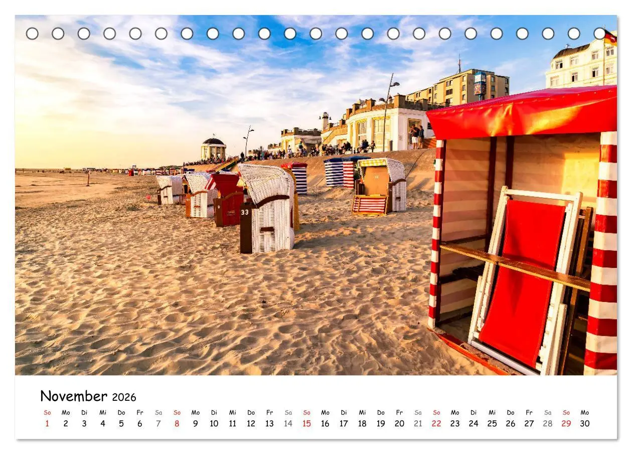 Bild: 9783457965603 | Borkum, bezaubernde Nordseeinsel (Tischkalender 2026 DIN A5 quer),...