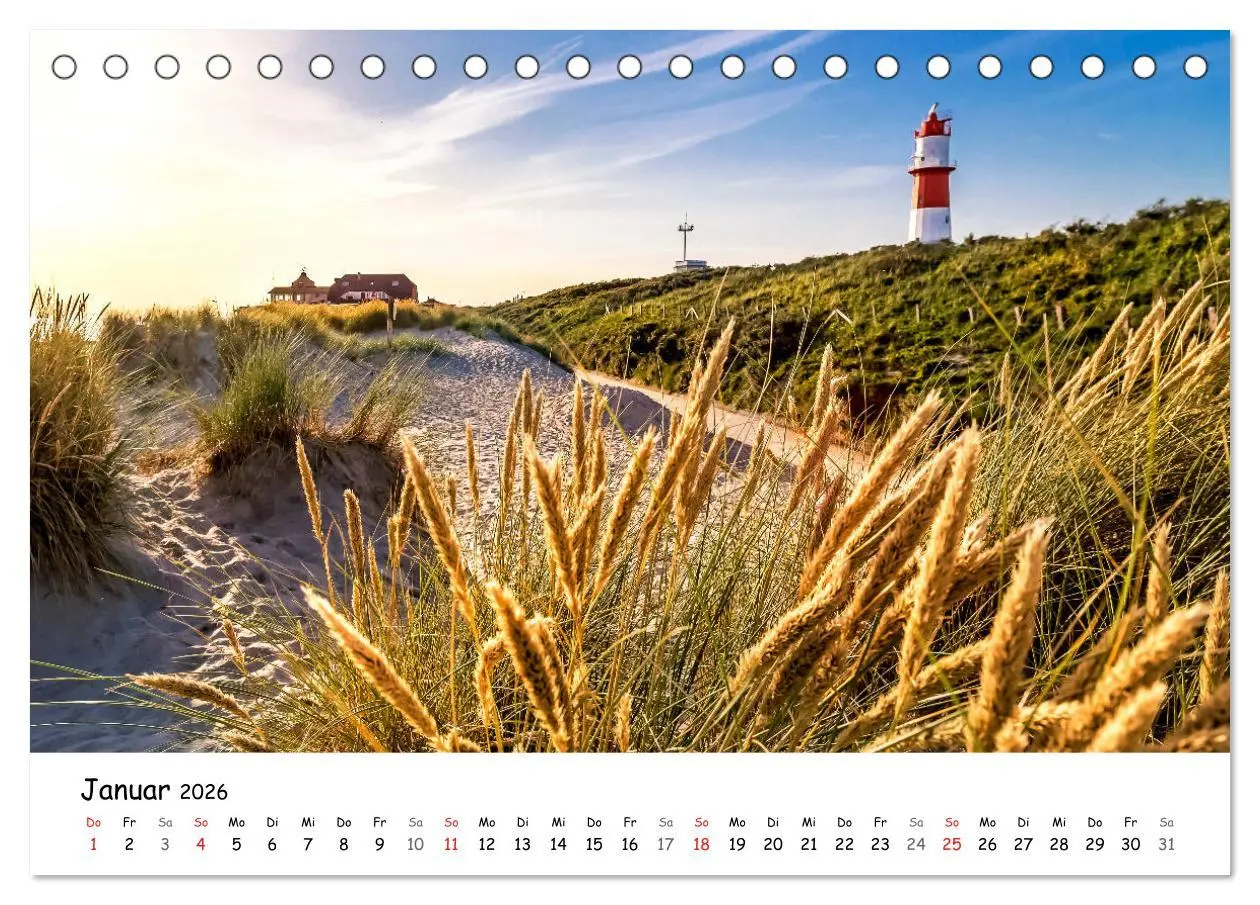 Bild: 9783457965603 | Borkum, bezaubernde Nordseeinsel (Tischkalender 2026 DIN A5 quer),...