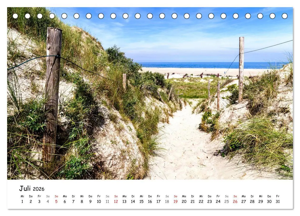 Bild: 9783457965603 | Borkum, bezaubernde Nordseeinsel (Tischkalender 2026 DIN A5 quer),...