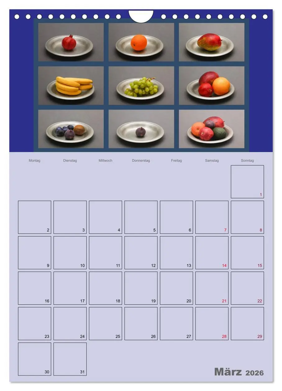 Bild: 9783516435603 | Food (Wandkalender 2026 DIN A4 hoch), CALVENDO Monatskalender | Jäger