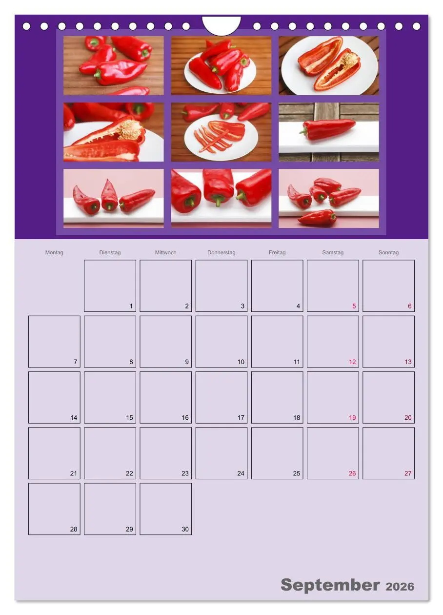 Bild: 9783516435603 | Food (Wandkalender 2026 DIN A4 hoch), CALVENDO Monatskalender | Jäger