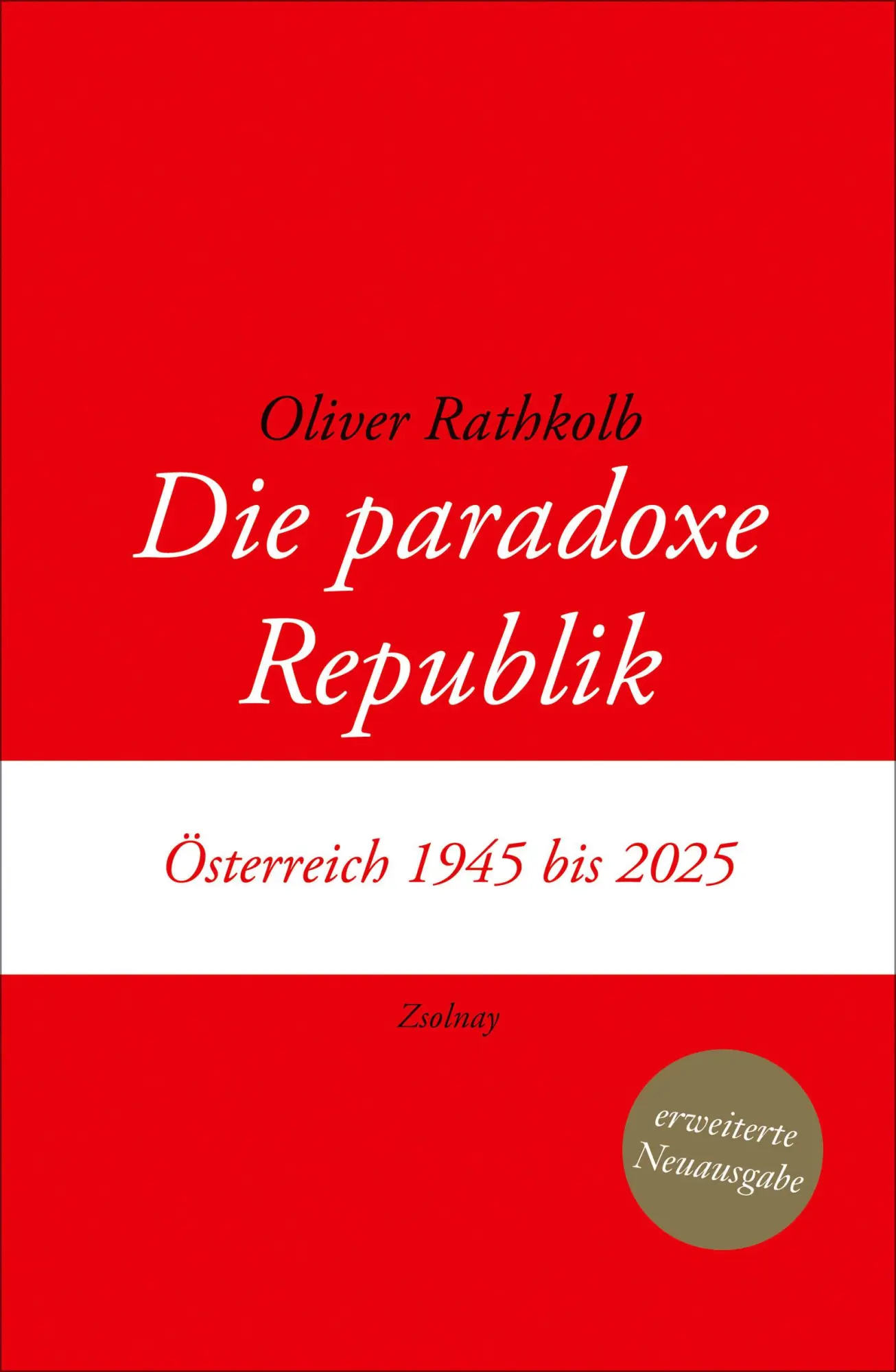 Cover: 9783552075603 | Die paradoxe Republik | Österreich 1945 bis 2025 | Oliver Rathkolb