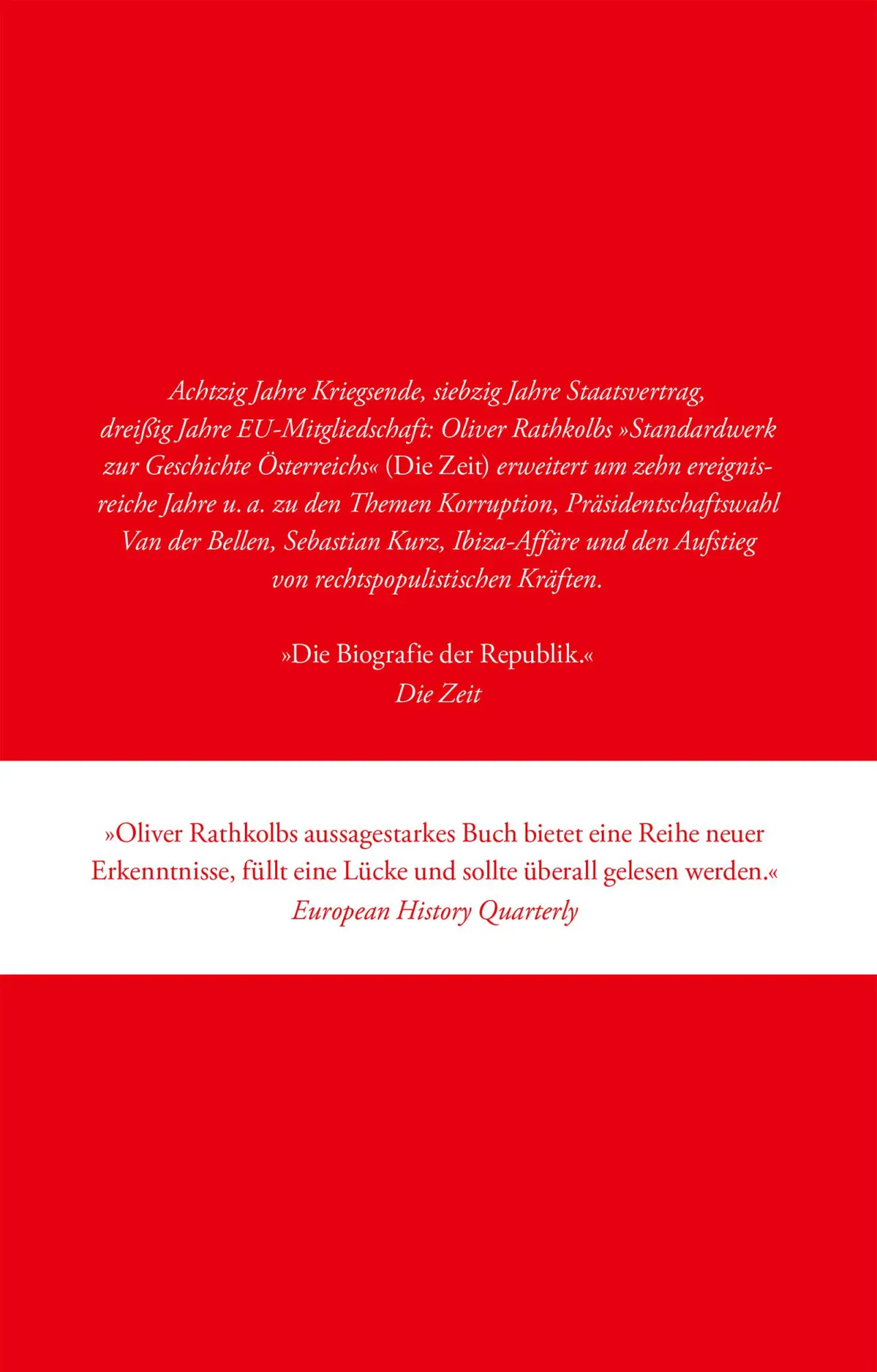 Bild: 9783552075603 | Die paradoxe Republik | Österreich 1945 bis 2025 | Oliver Rathkolb