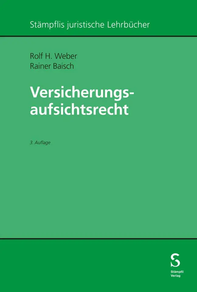 Versicherungsaufsichtsrecht - Neuware
