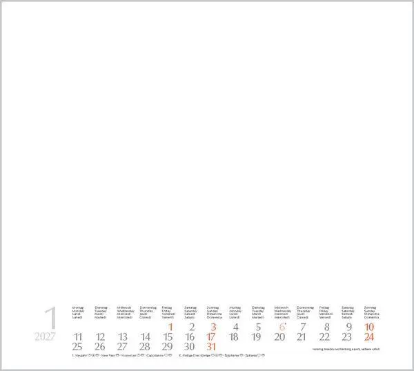 Bild: 9783819305603 | Foto-Malen-Basteln Bastelkalender quer weiß 2027 | Verlag Korsch