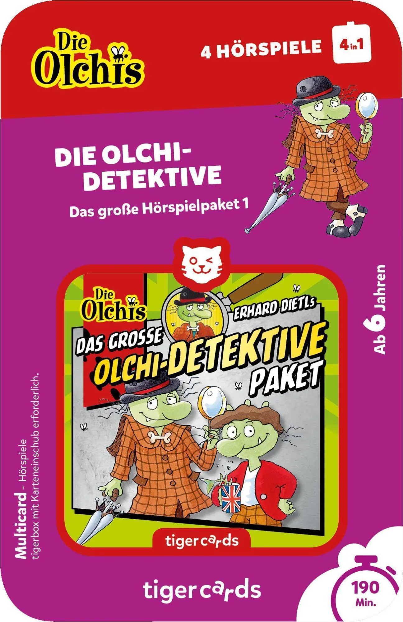 Bild: 4260535485703 | tigercards Multicard - Olchi-Detektive - 4 Hörspiele (Folgen 1 - 4)