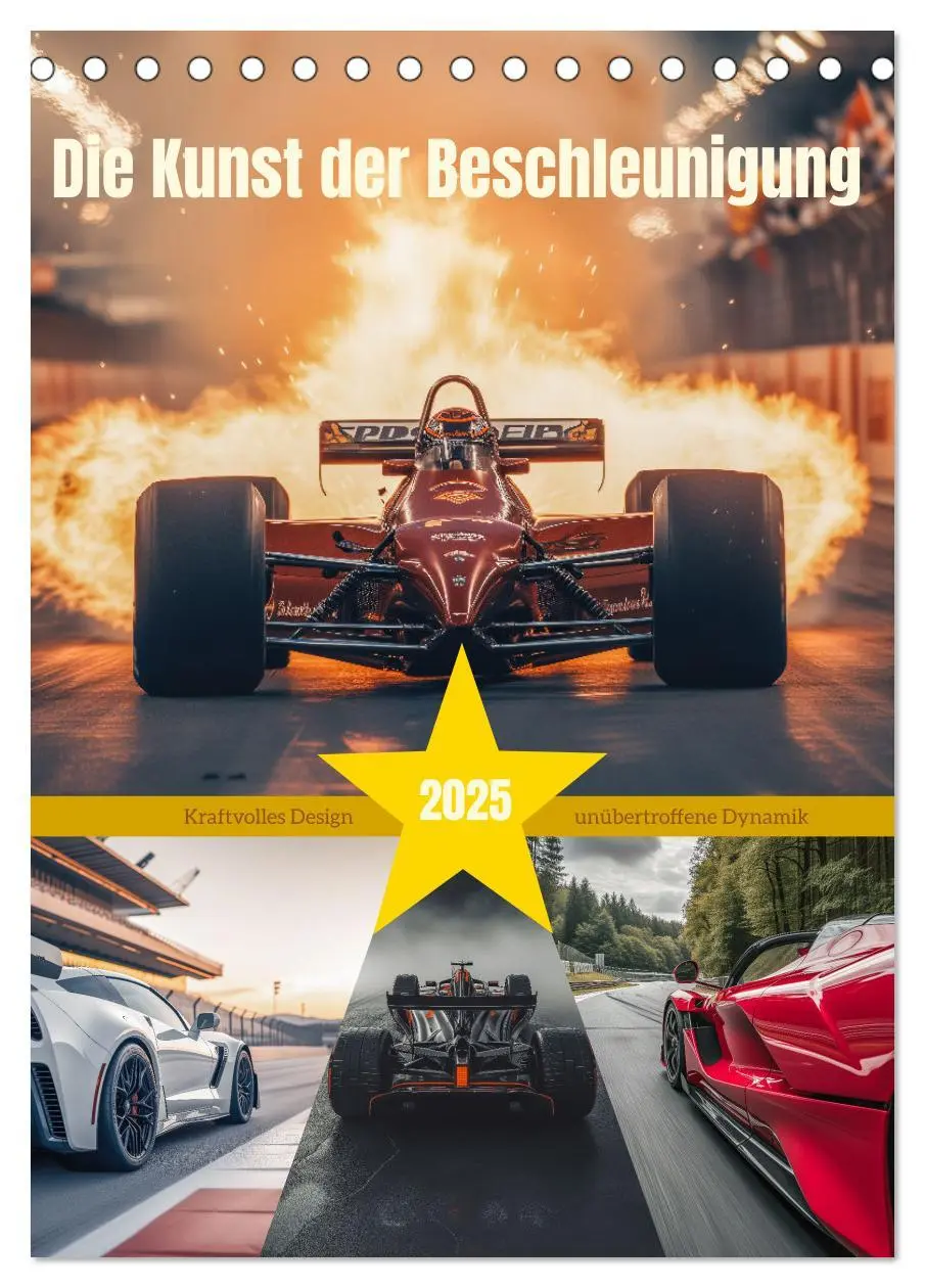 Cover: 9783383775703 | Die Kunst der Beschleunigung (Tischkalender 2025 DIN A5 hoch),...