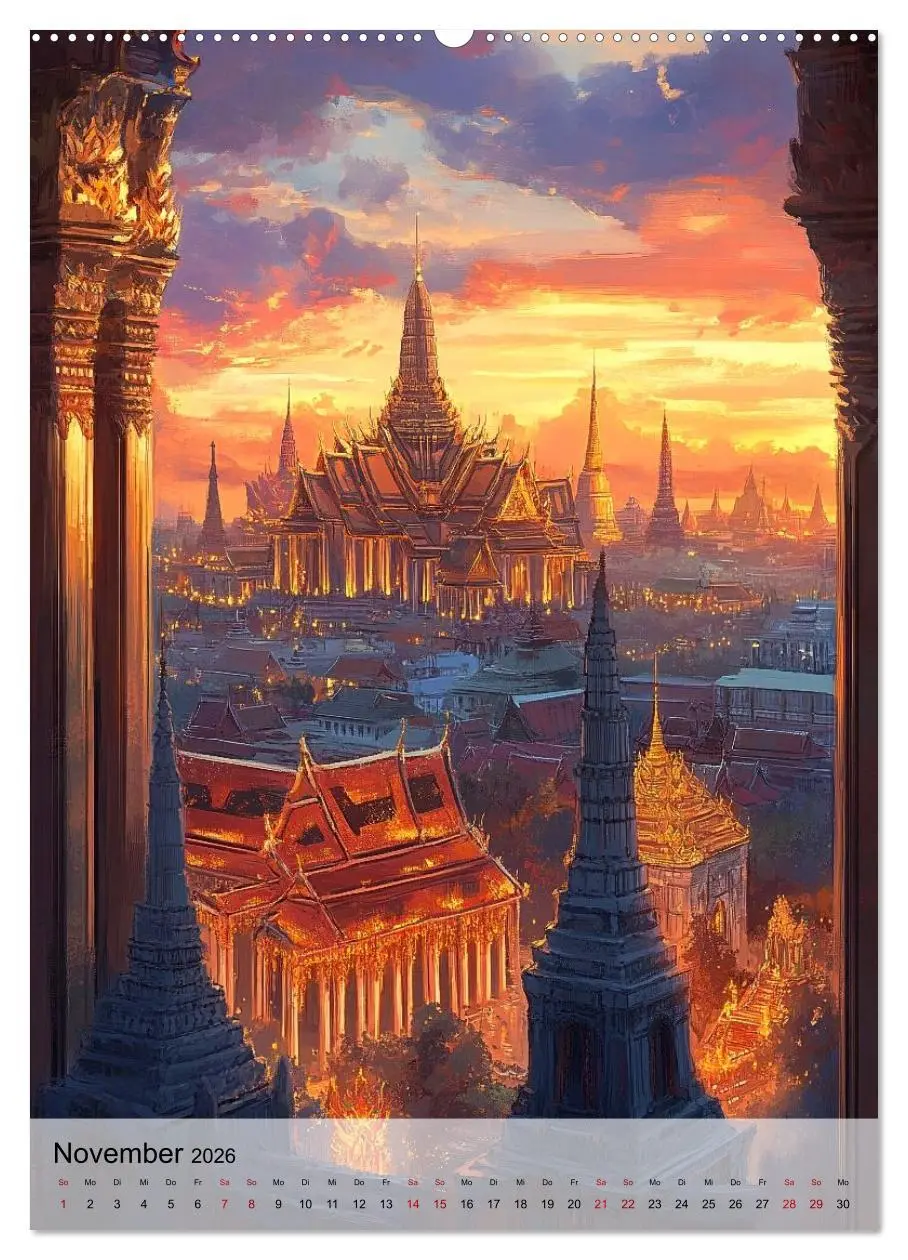 Bild: 9783457645703 | Thailand Fantasie (Wandkalender 2026 DIN A2 hoch), CALVENDO...
