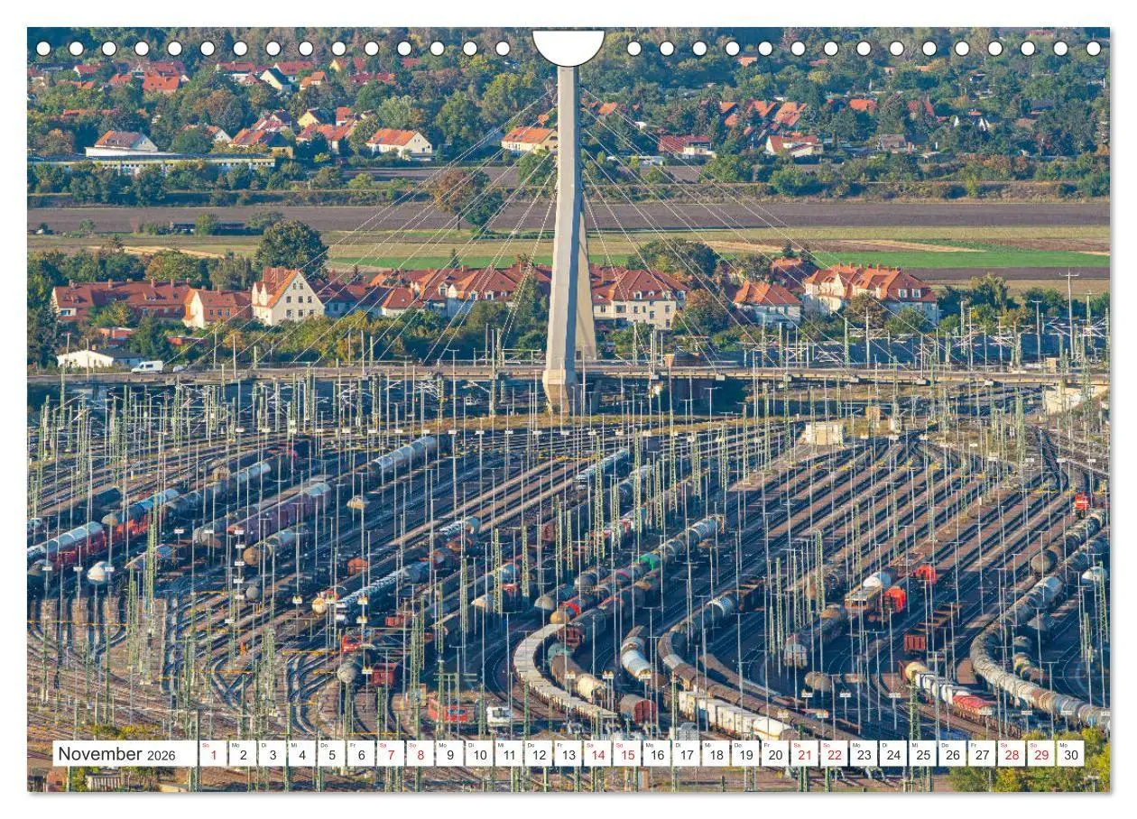 Bild: 9783516665703 | Halle an der Saale von oben (Wandkalender 2026 DIN A4 quer),...