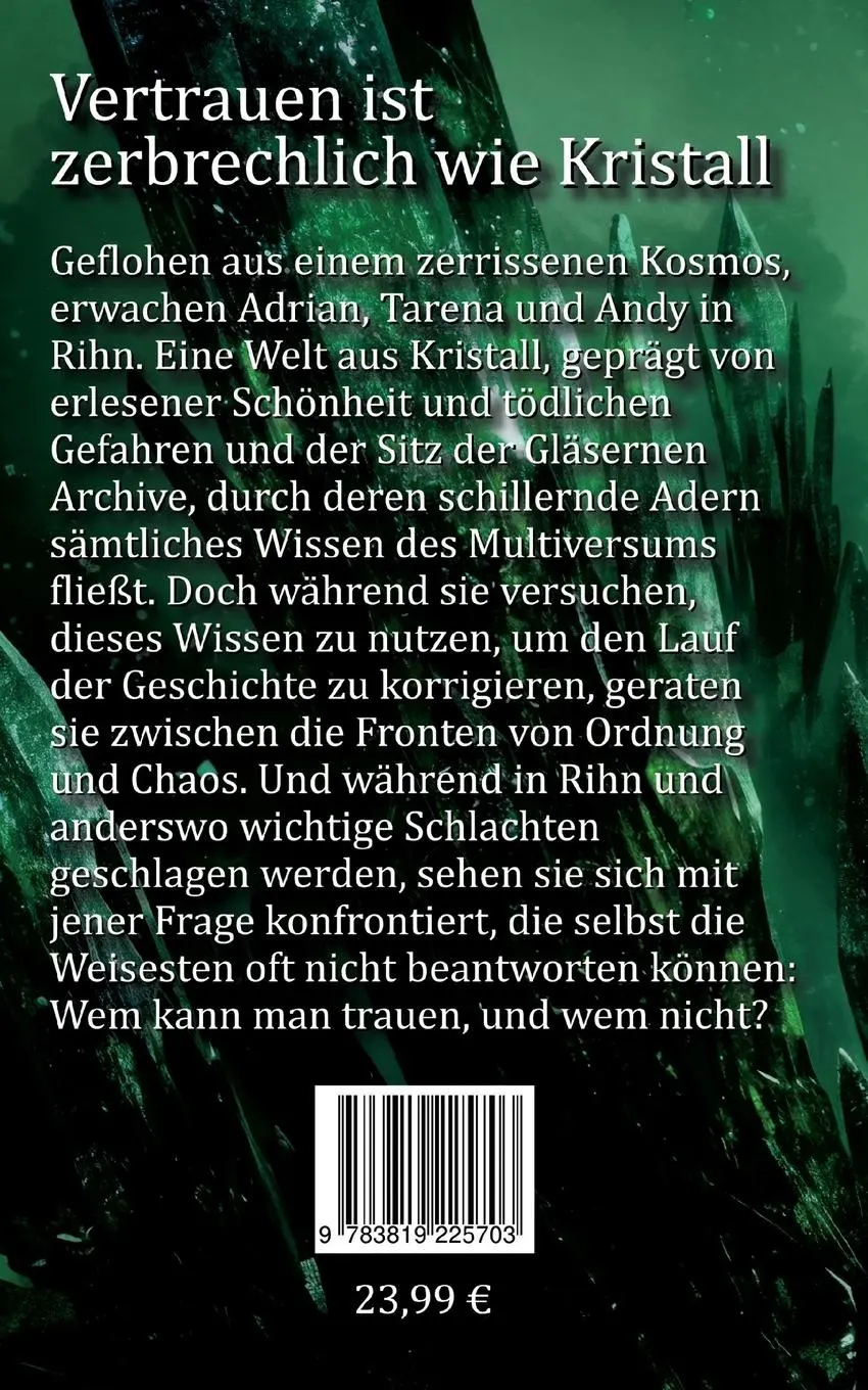 Rückseite: 9783819225703 | Fortgeschritten | Die Gläsernen Archive von Rihn | Christian Witt
