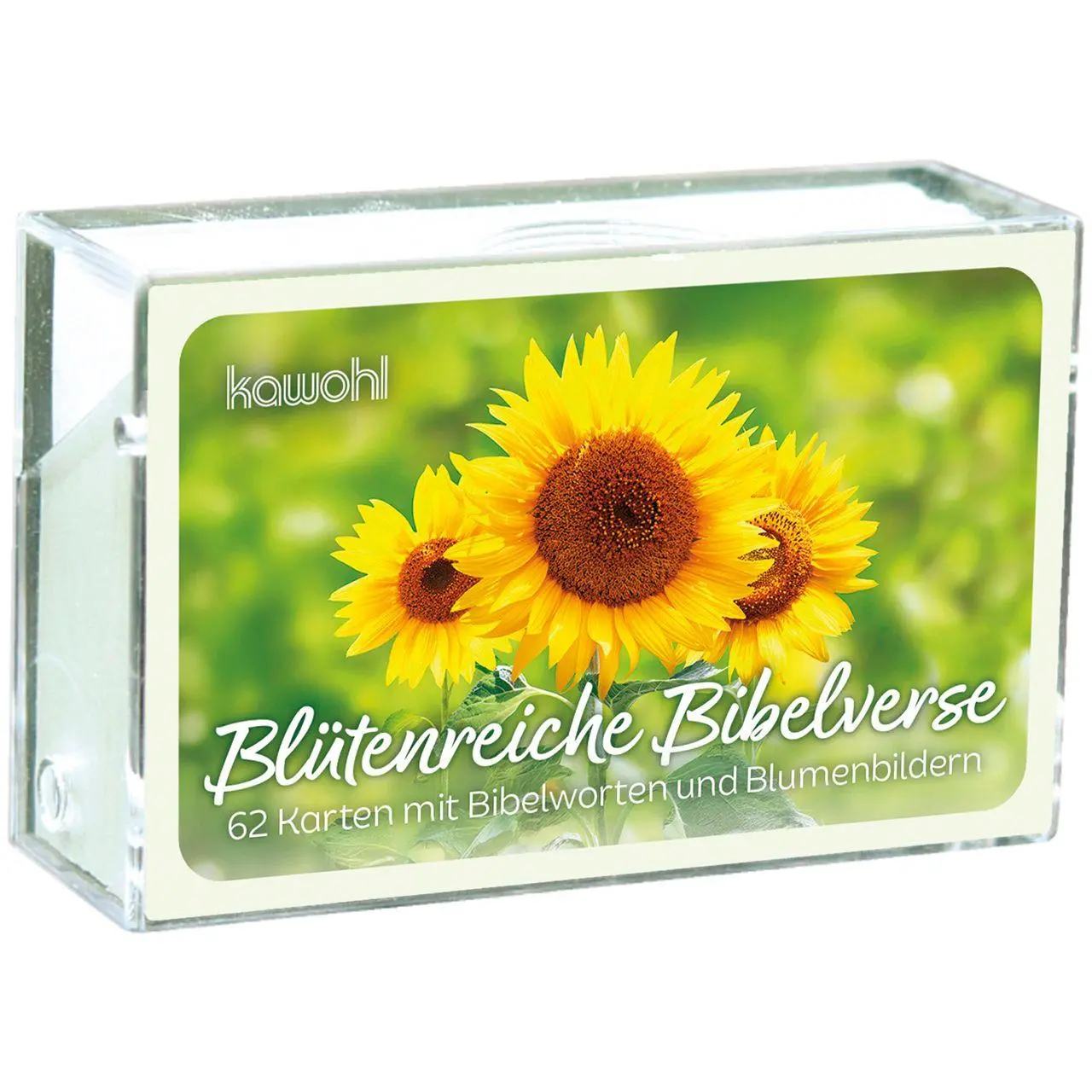 Cover: 4034905015803 | Blütenreiche Bibelverse | 62 Karten mit Blumenbildern und Bibelworten