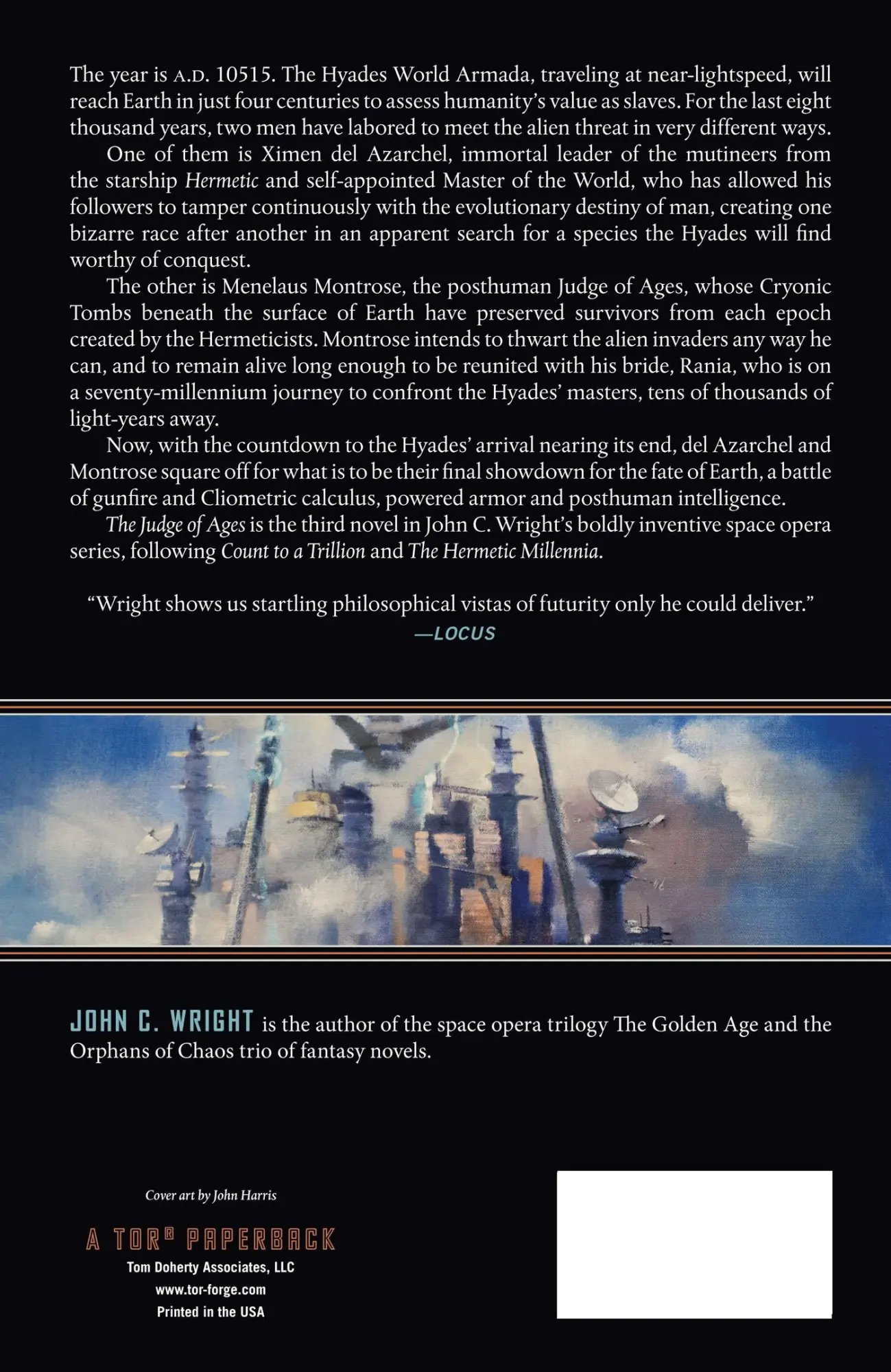 Rückseite: 9780765375803 | JUDGE OF AGES | John C. Wright | Taschenbuch | Englisch | 2015