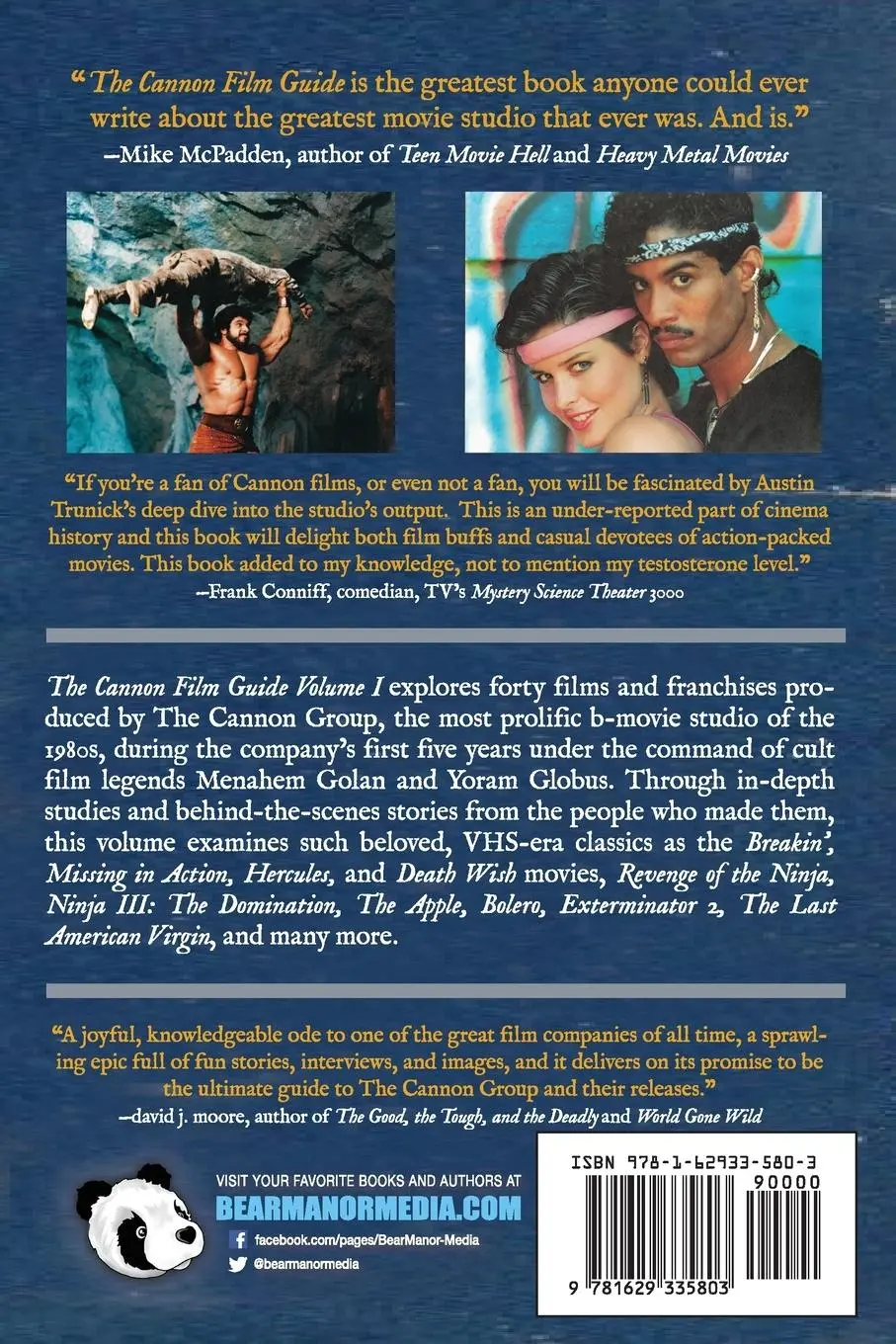 Rückseite: 9781629335803 | The Cannon Film Guide | Volume I, 1980-1984 | Austin Trunick | Buch